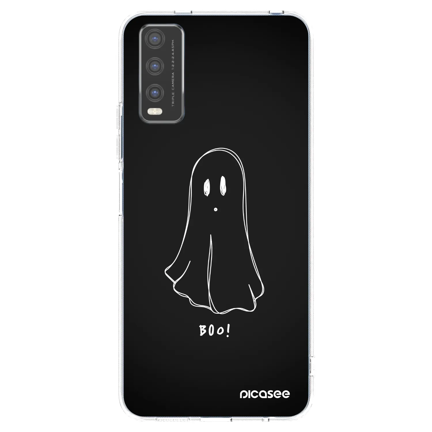 Picasee silikonska prozirna maskica za Vivo Y20s - Ghost 2