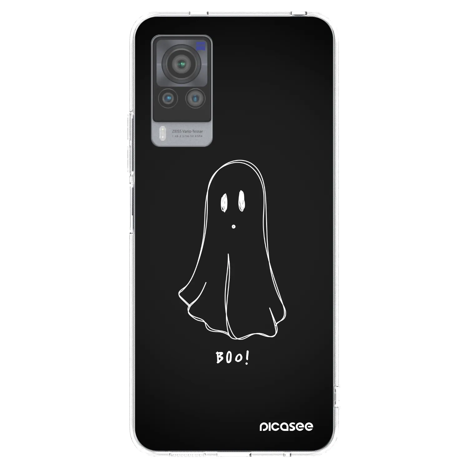 Picasee silikonska prozirna maskica za Vivo X60 Pro 5G - Ghost 2