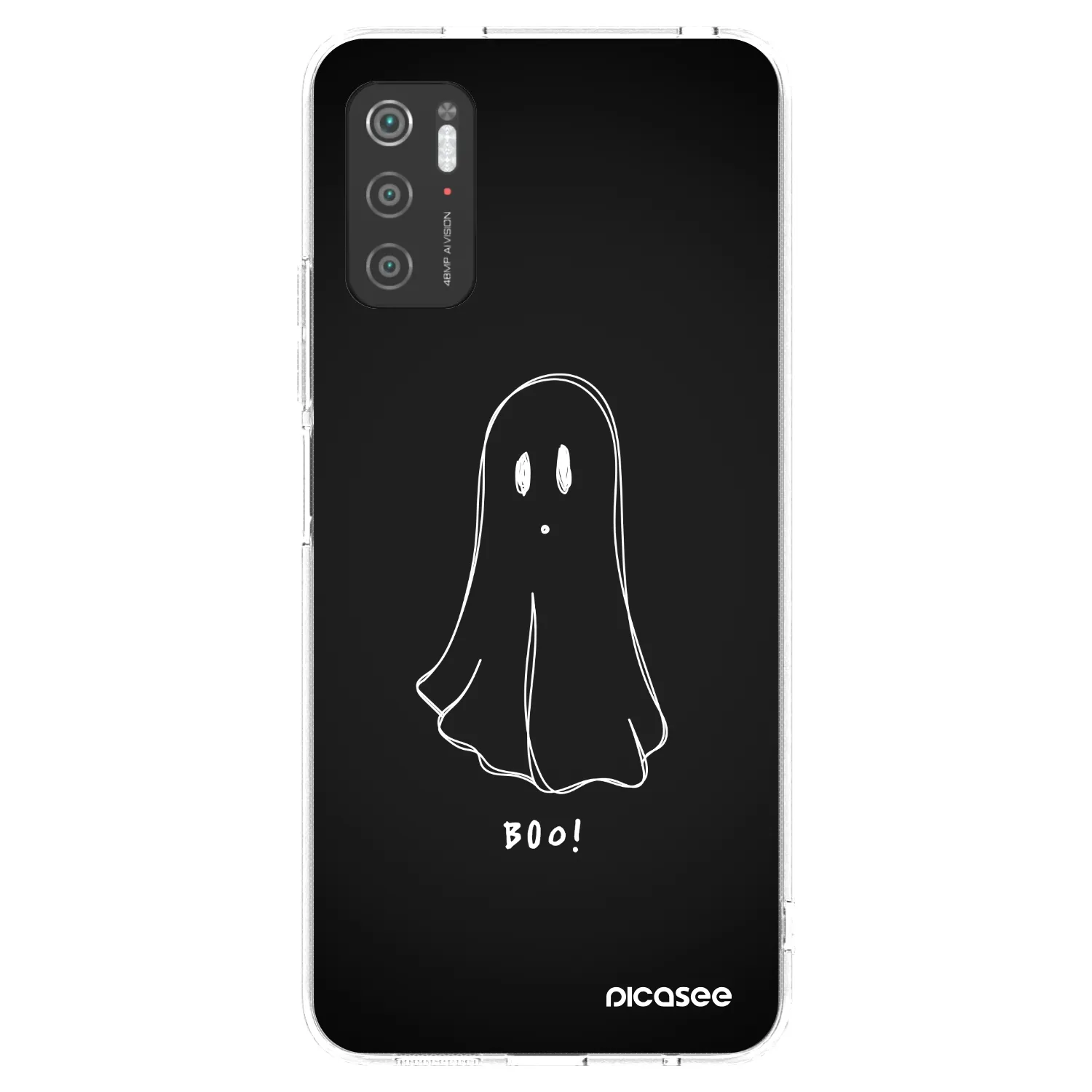 Picasee silikonska prozirna maskica za Xiaomi Poco M3 Pro 5G - Ghost 2