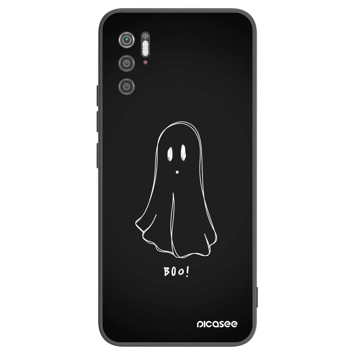 Picasee crna silikonska maskica za Xiaomi Poco M3 Pro 5G - Ghost 2