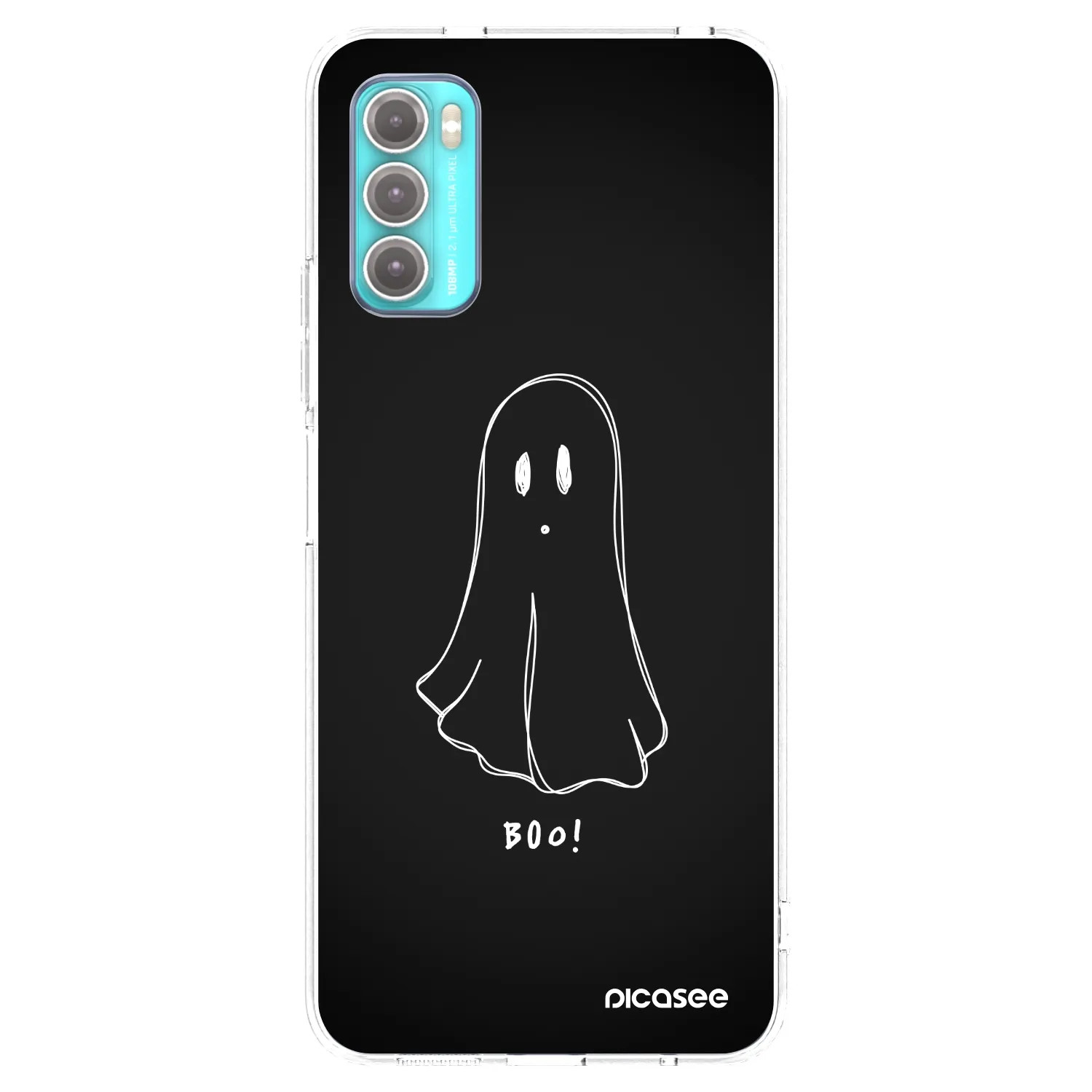 Picasee silikonska prozirna maskica za Motorola Moto G60 - Ghost 2