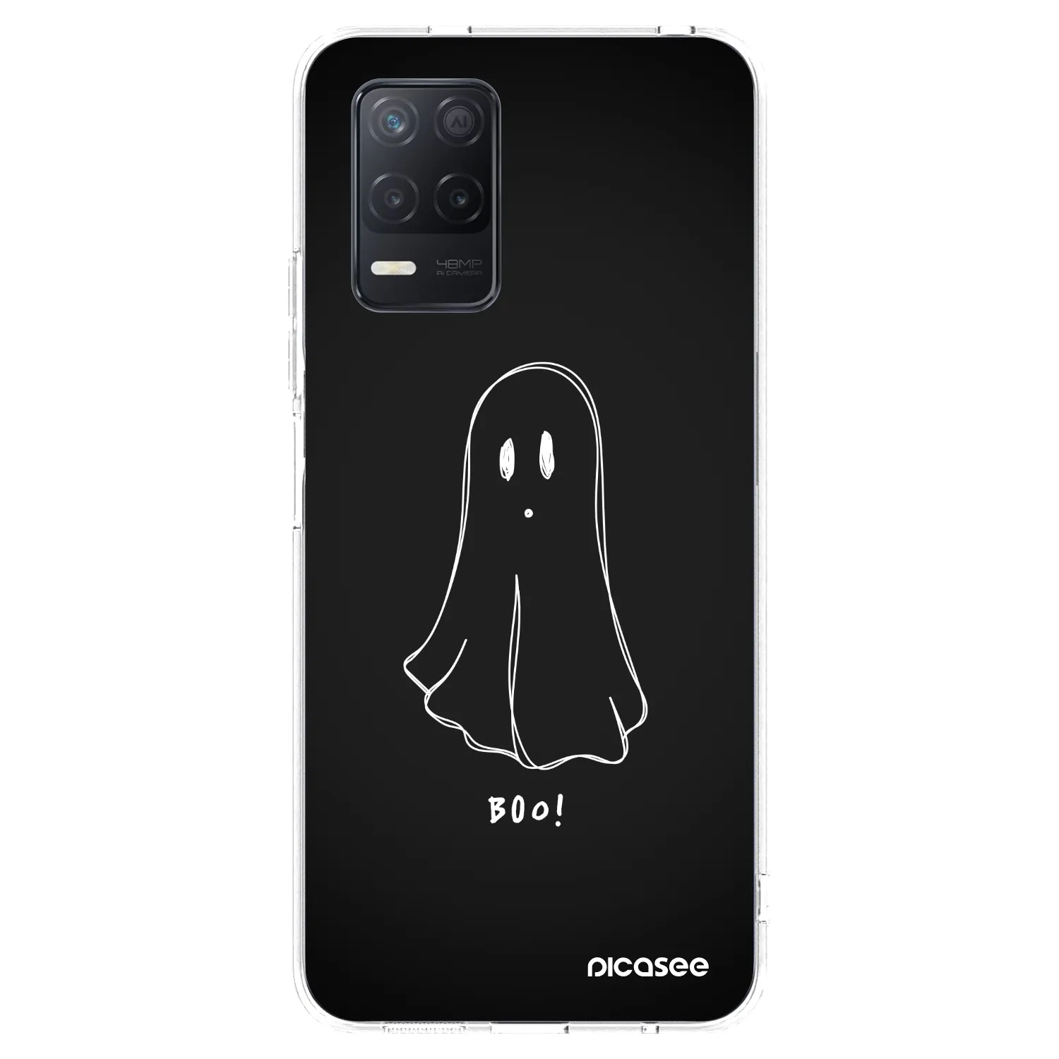 Picasee silikonska prozirna maskica za Realme 8 5G - Ghost 2