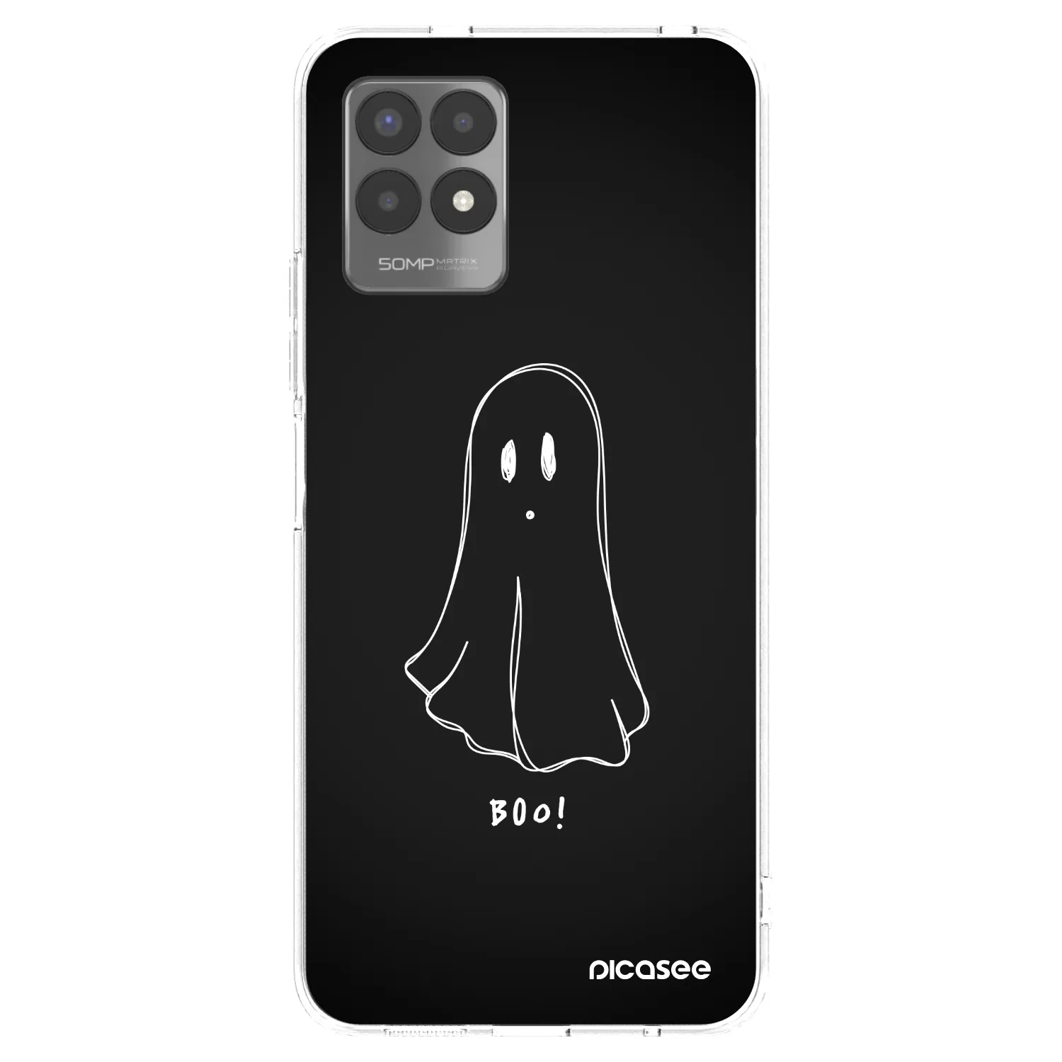 Picasee silikonska prozirna maskica za Realme 8i - Ghost 2