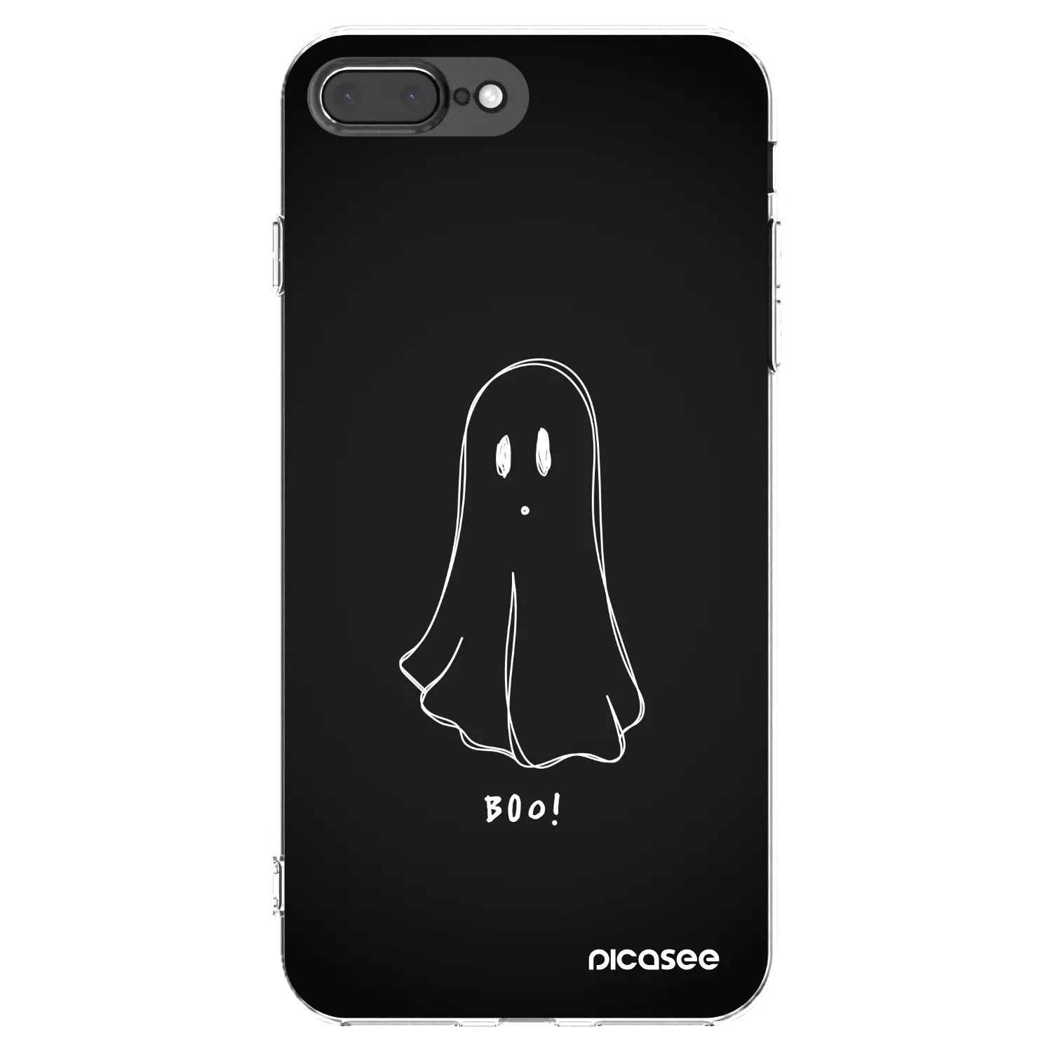 Picasee silikonska prozirna maskica za Apple iPhone 7 Plus - Ghost 2