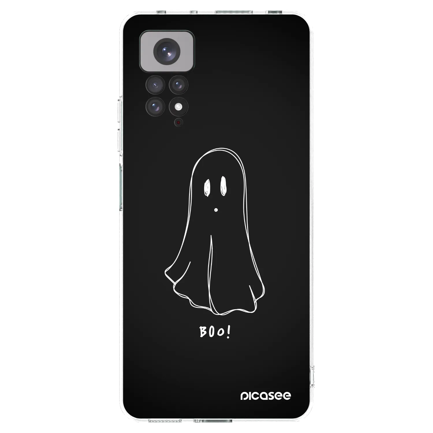 Picasee silikonska prozirna maskica za Xiaomi Redmi Note 11 - Ghost 2