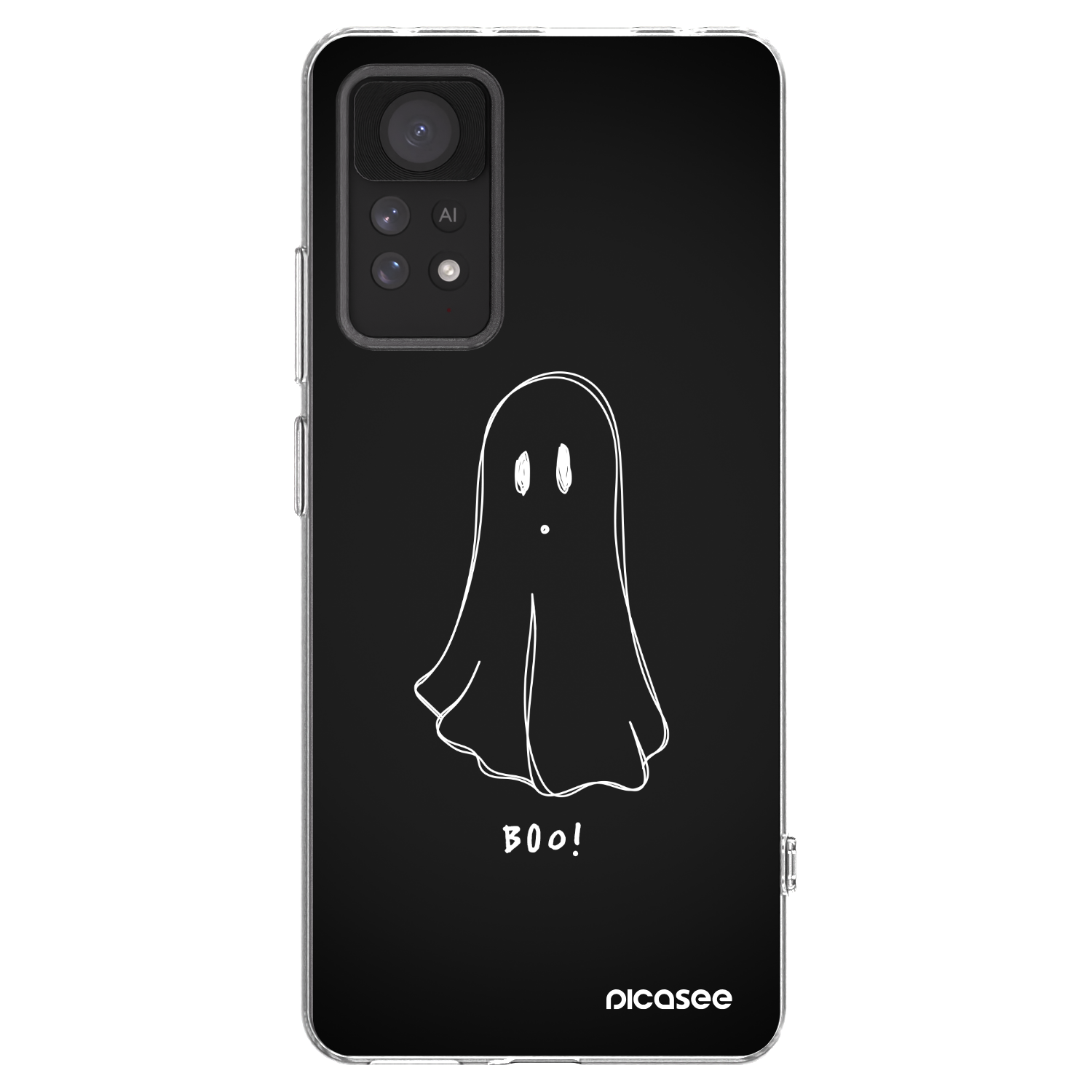 Picasee silikonska prozirna maskica za Xiaomi Redmi Note 11 Pro 5G - Ghost 2