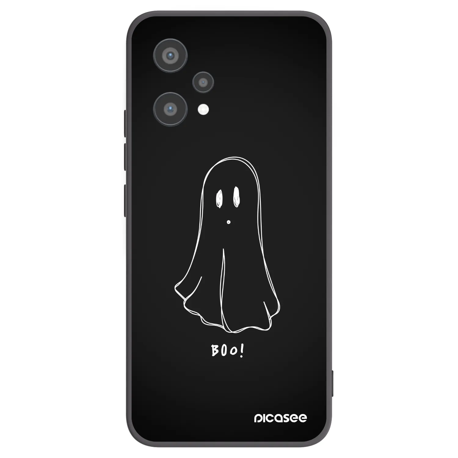 Picasee crna silikonska maskica za Realme 9 Pro 5G - Ghost 2