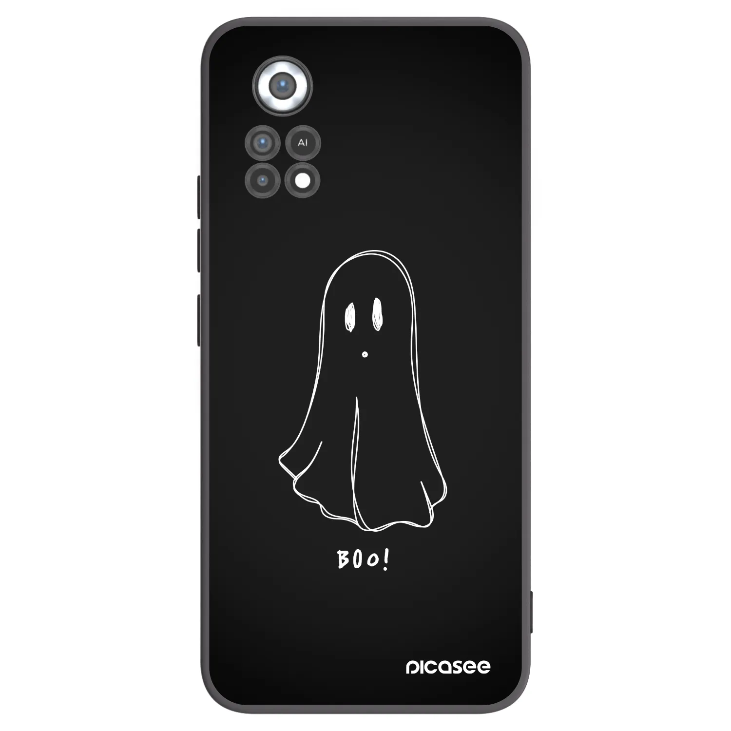 Picasee crna silikonska maskica za Xiaomi Poco X4 Pro 5G - Ghost 2