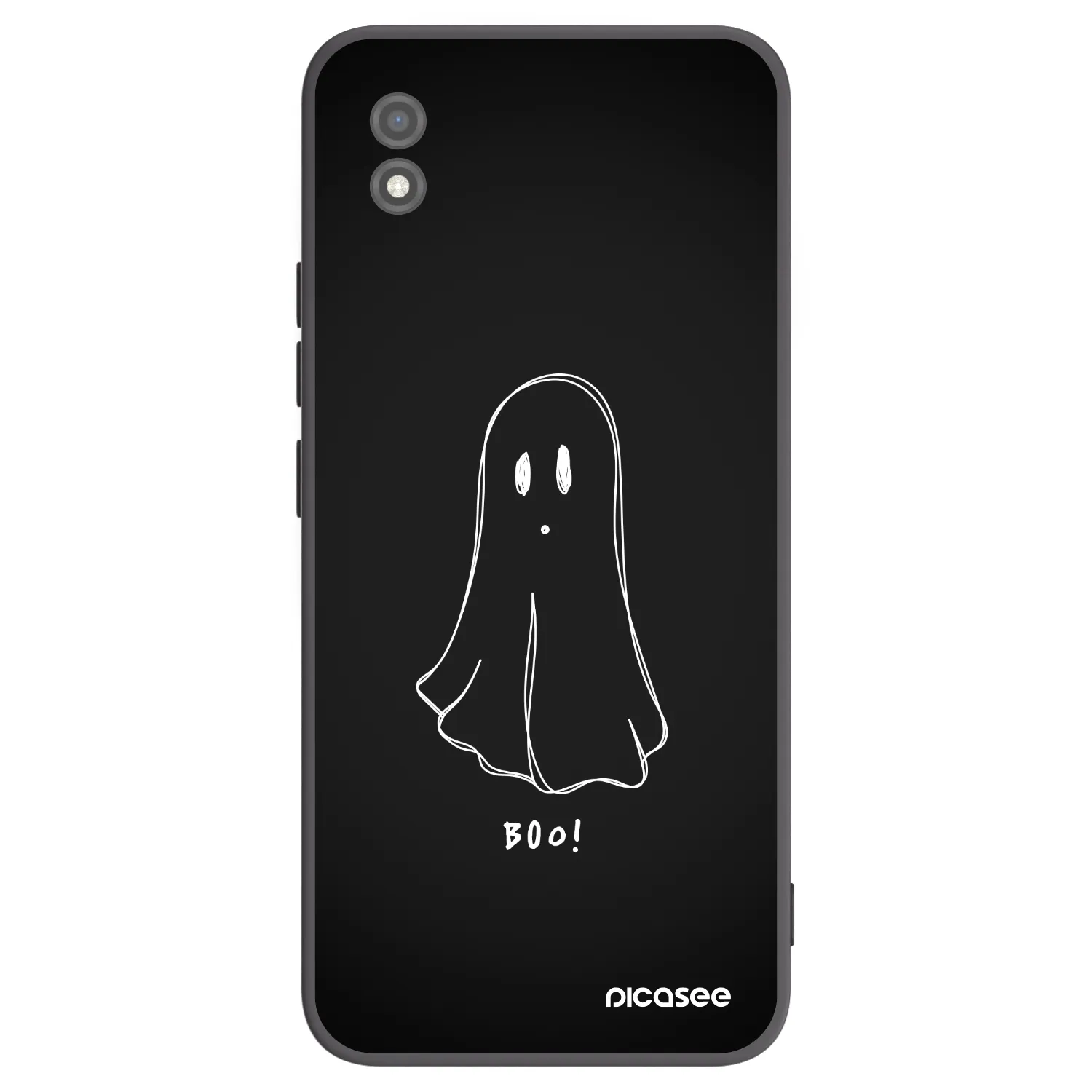Picasee crna silikonska maskica za Realme C11 (2021) - Ghost 2