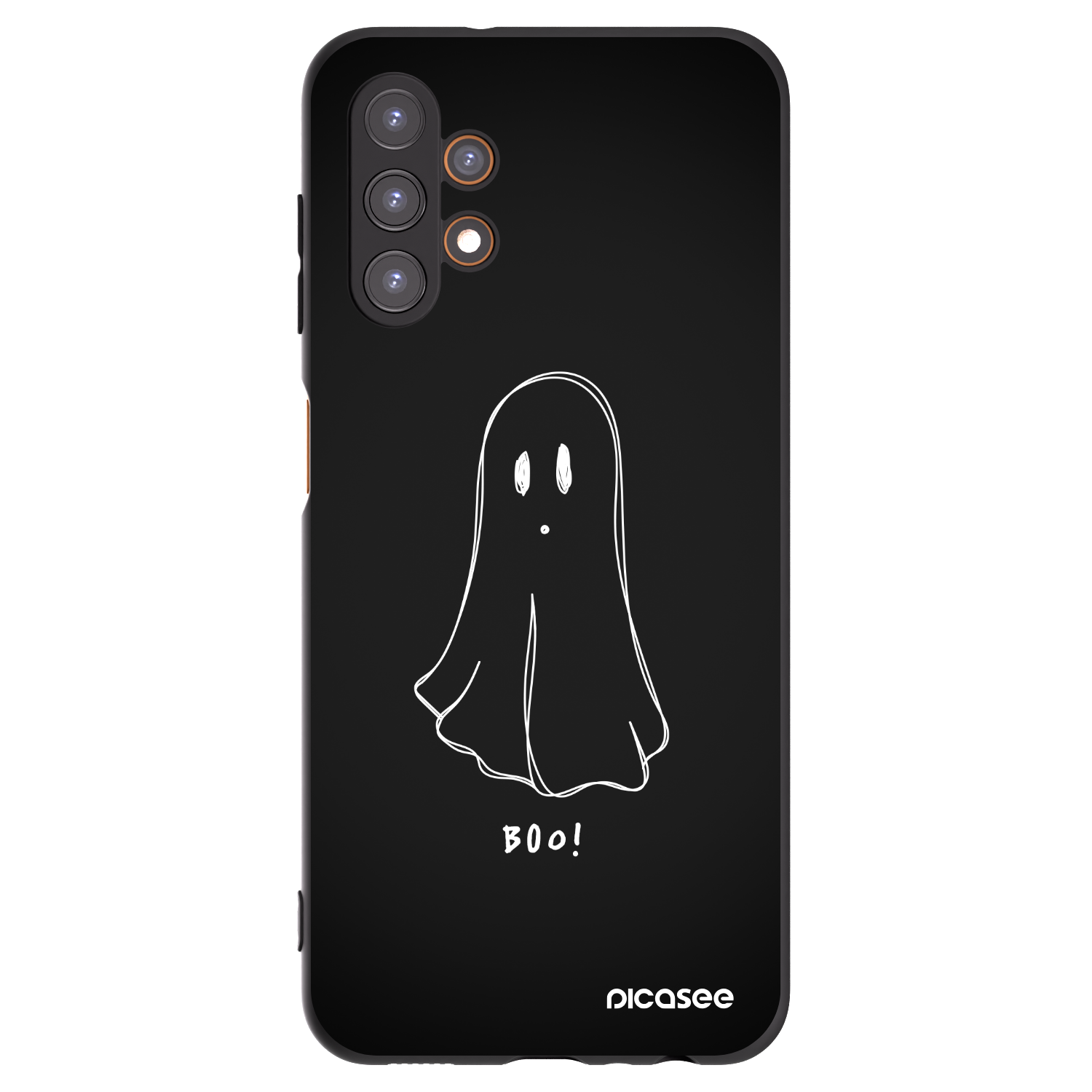 Picasee crna silikonska maskica za Samsung Galaxy A13 4G A135 - Ghost 2