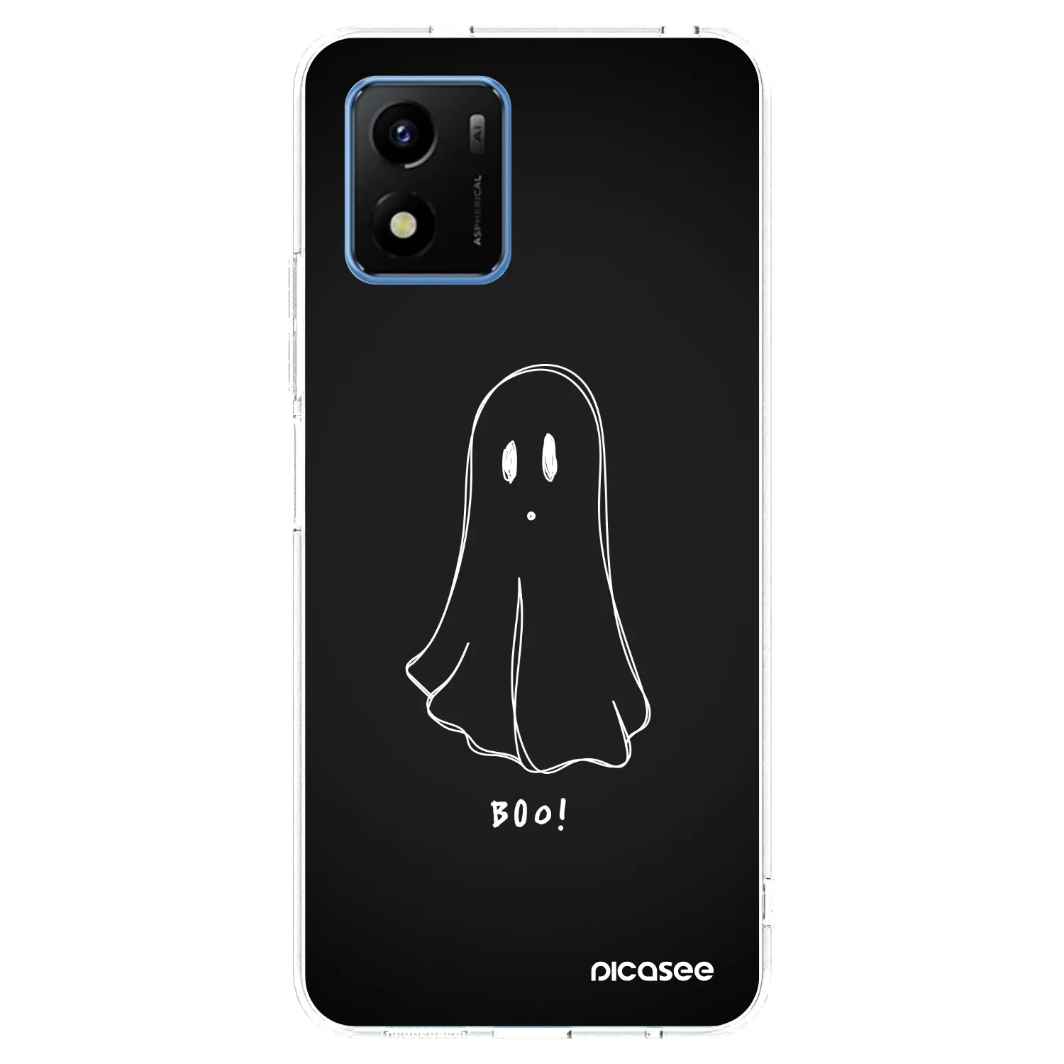 Picasee silikonska prozirna maskica za Vivo Y01 - Ghost 2