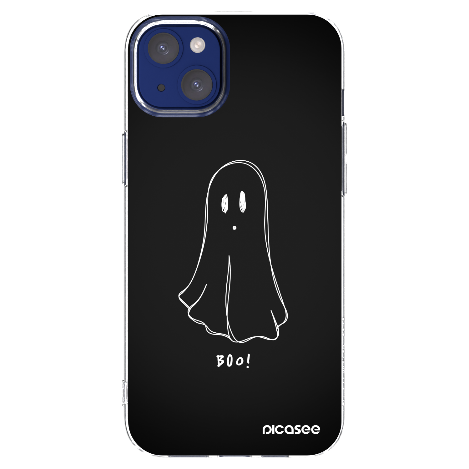 Picasee silikonska prozirna maskica za Apple iPhone 14 Plus - Ghost 2