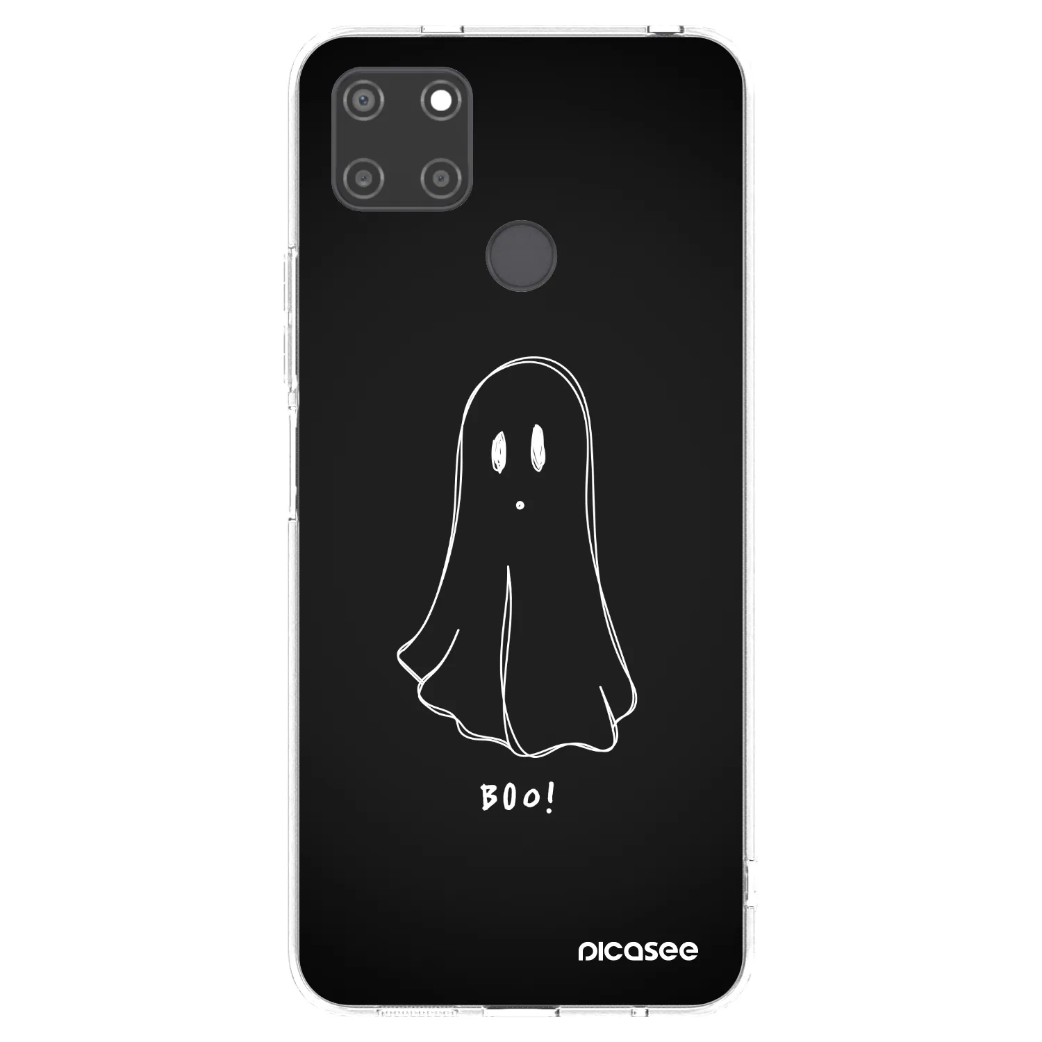 Picasee silikonska prozirna maskica za Realme C21Y - Ghost 2
