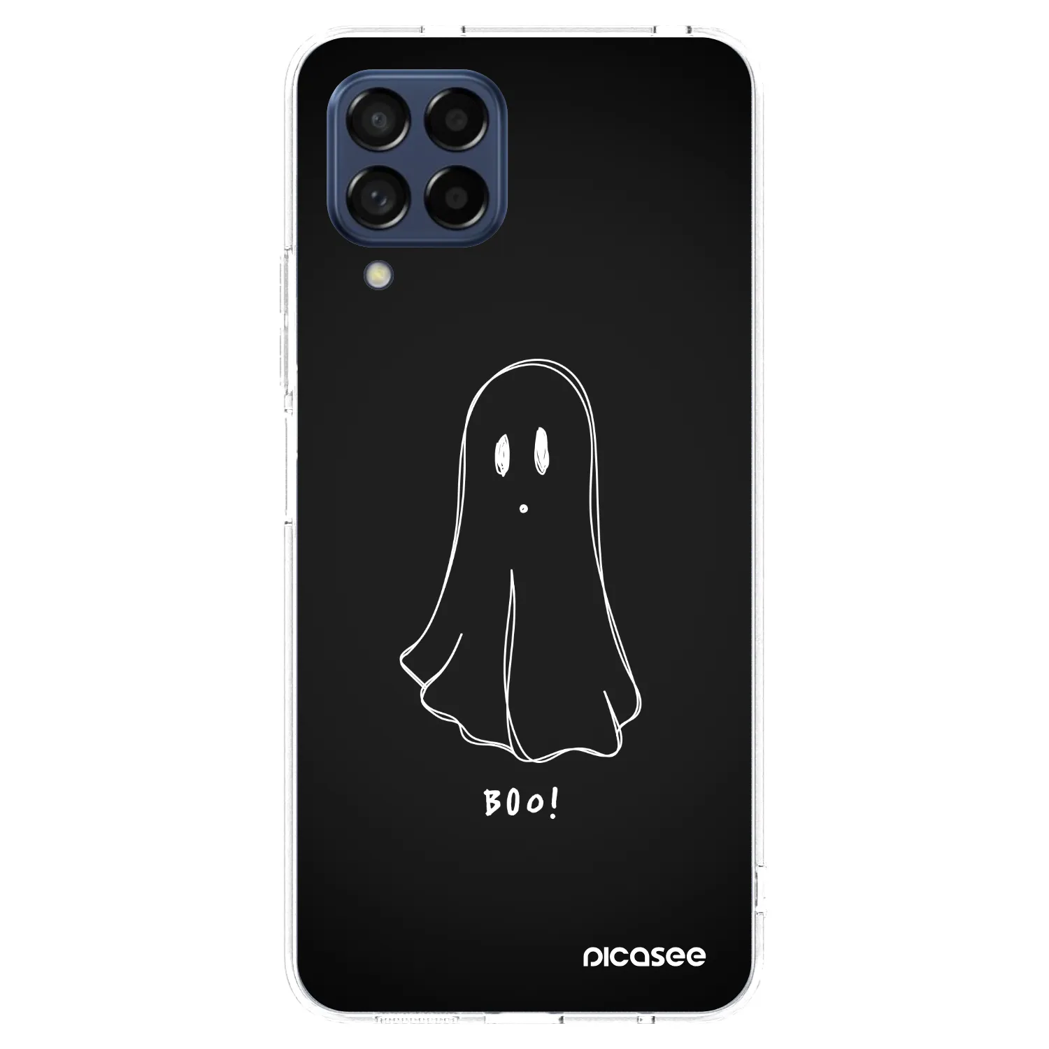 Picasee silikonska prozirna maskica za Samsung Galaxy M53 5G - Ghost 2
