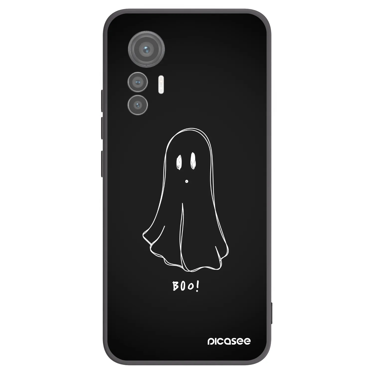 Picasee crna silikonska maskica za Xiaomi 12 Lite - Ghost 2