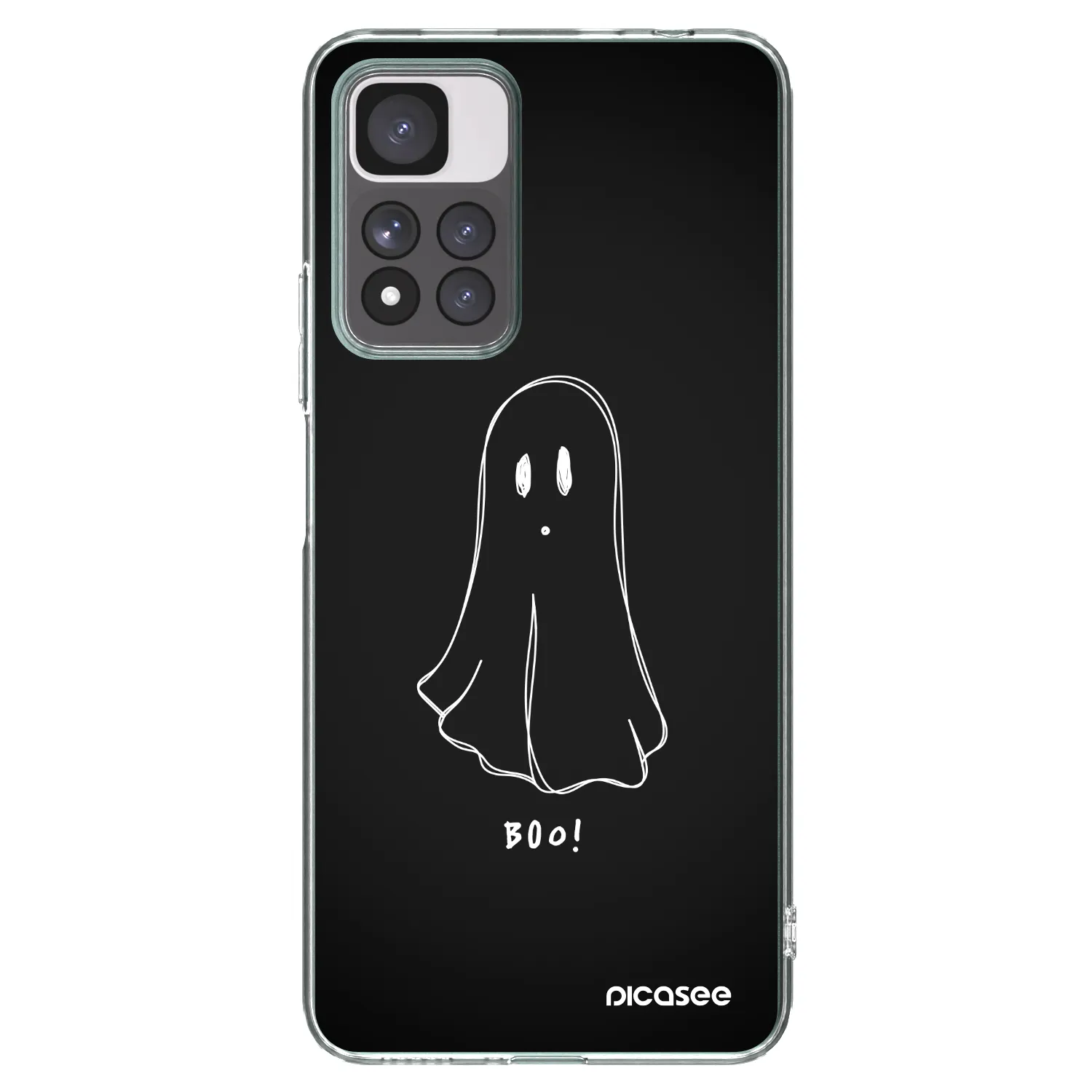 Picasee silikonska prozirna maskica za Xiaomi Redmi Note 11 Pro+ 5G - Ghost 2
