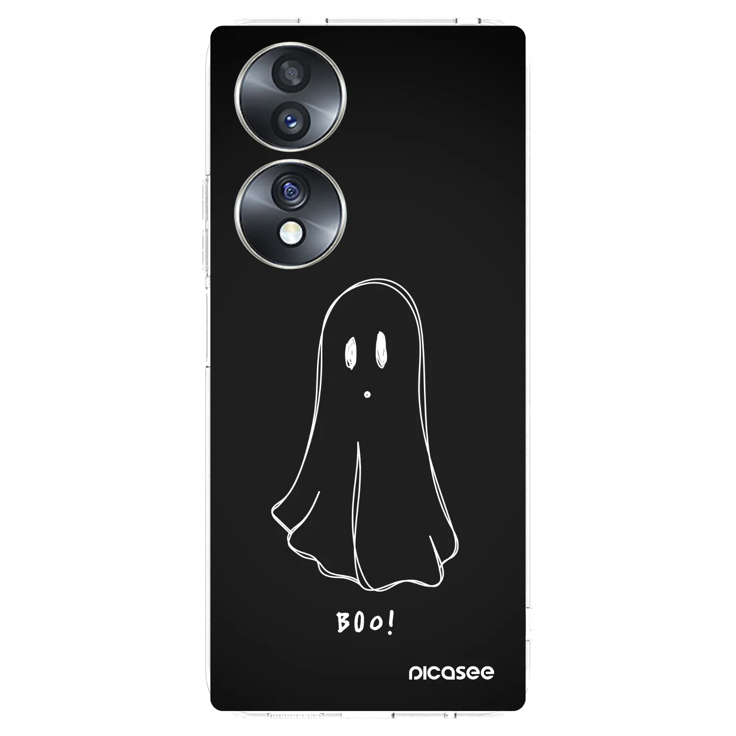 Picasee silikonska prozirna maskica za Honor 70 - Ghost 2