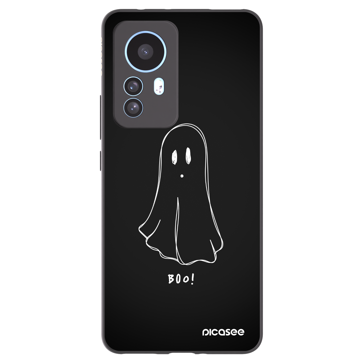 Picasee crna silikonska maskica za Xiaomi 12T Pro - Ghost 2