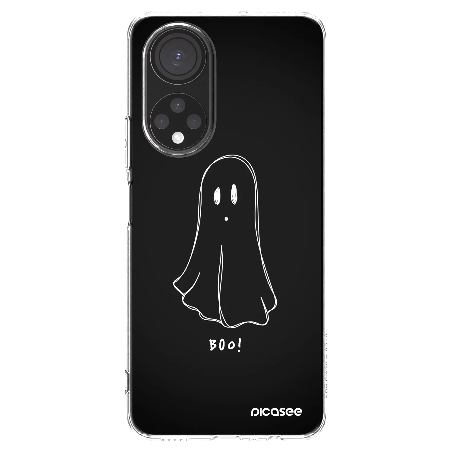 Picasee silikonska prozirna maskica za Honor X7 - Ghost 2
