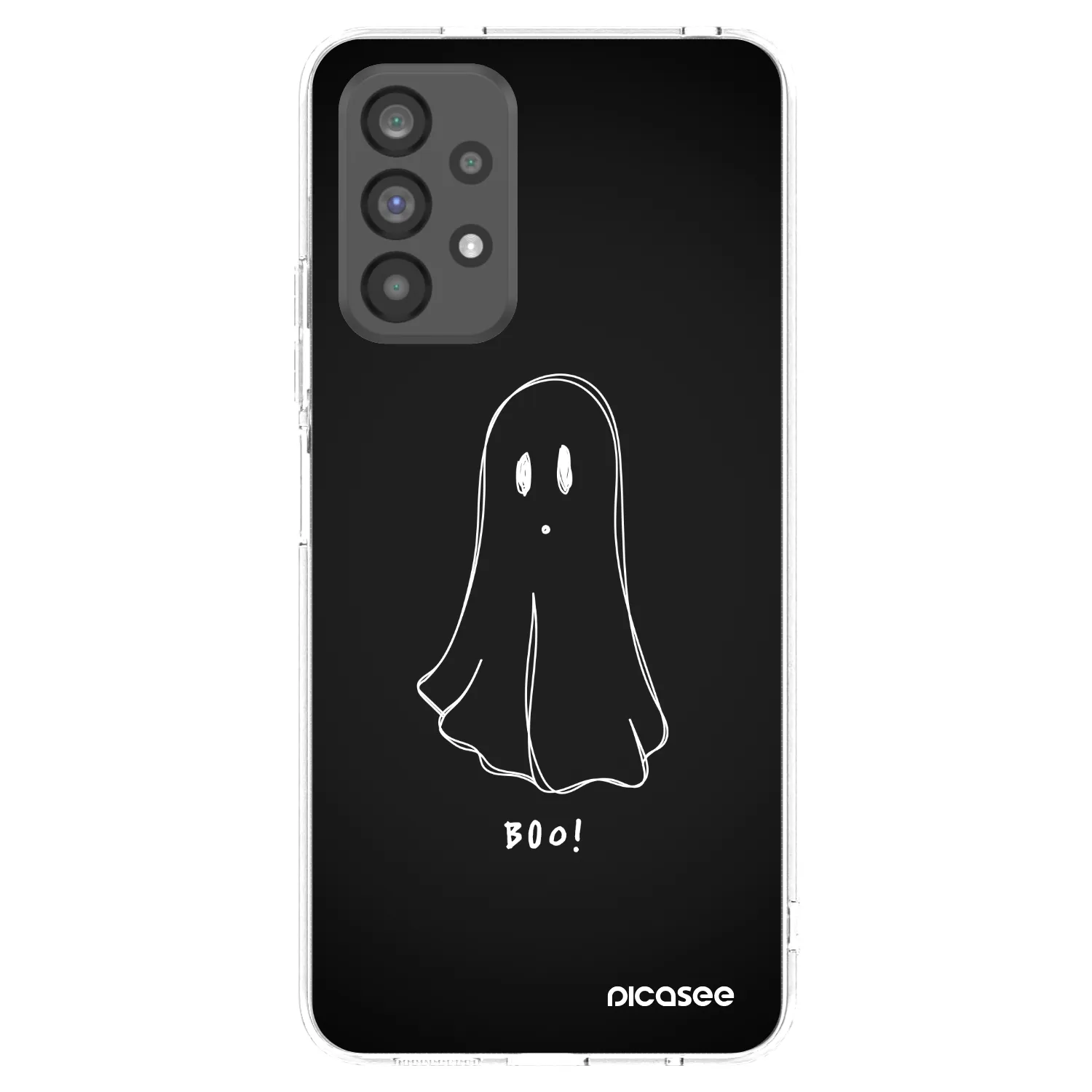 Picasee silikonska prozirna maskica za Samsung Galaxy A73 5G - Ghost 2