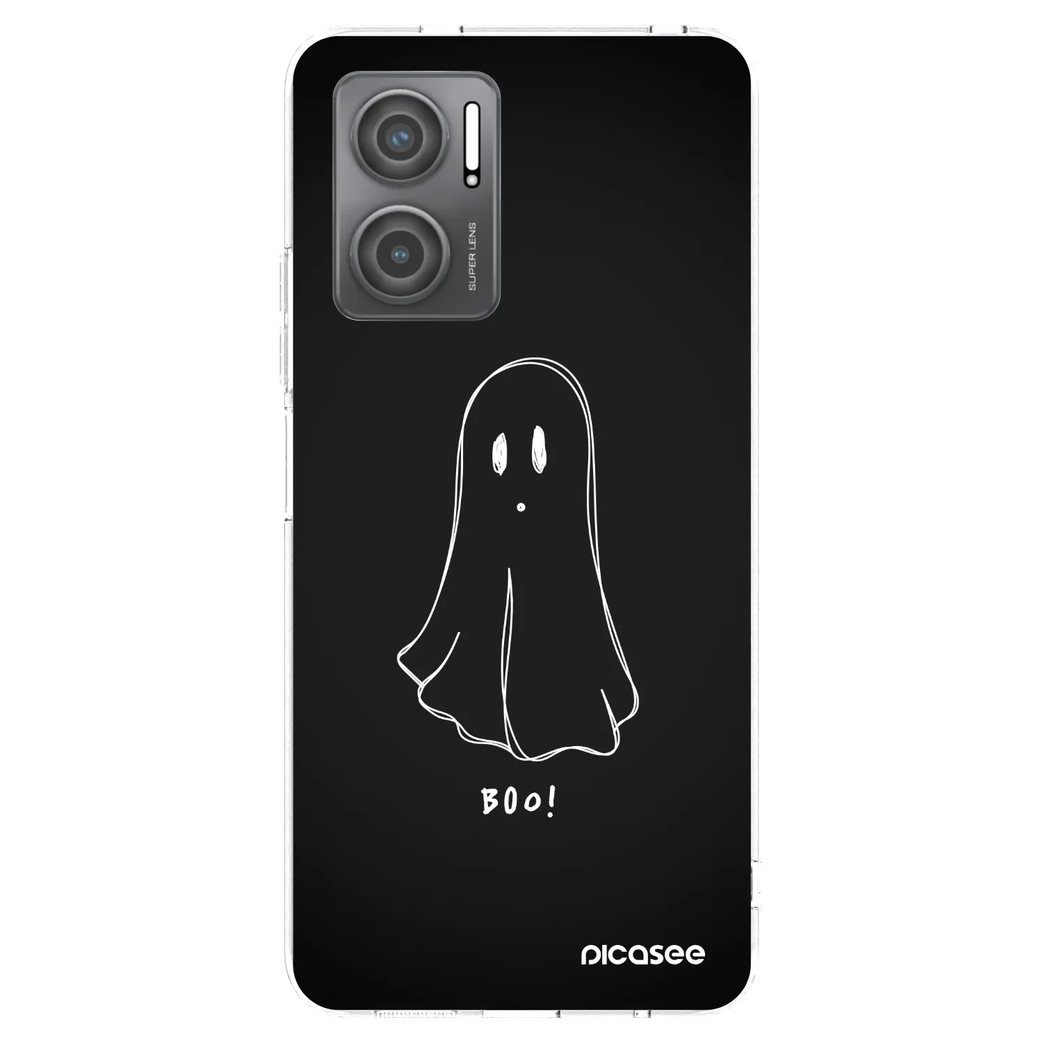 Picasee silikonska prozirna maskica za Xiaomi Redmi 10 5G - Ghost 2