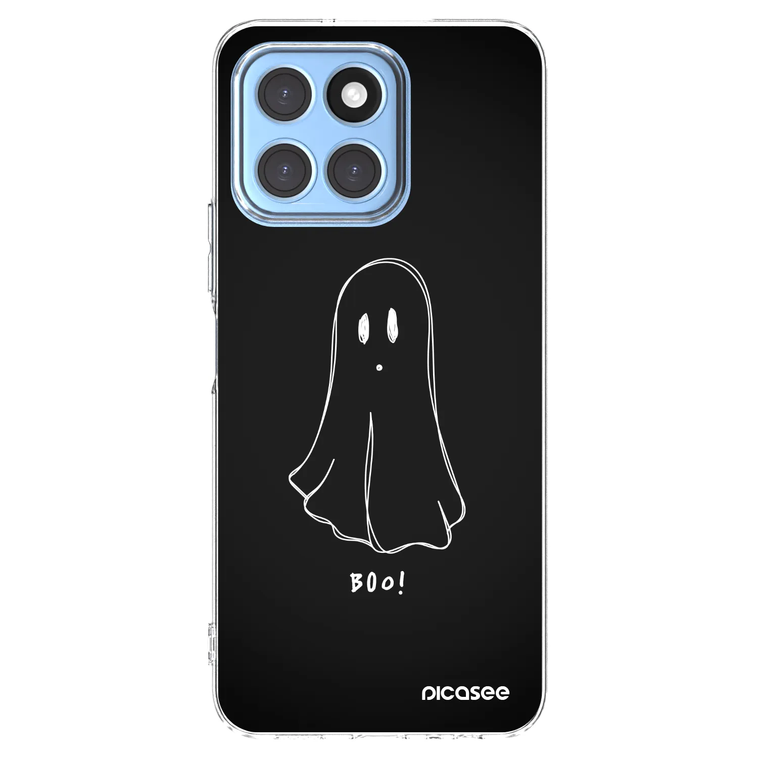 Picasee silikonska prozirna maskica za Honor X8 5G - Ghost 2