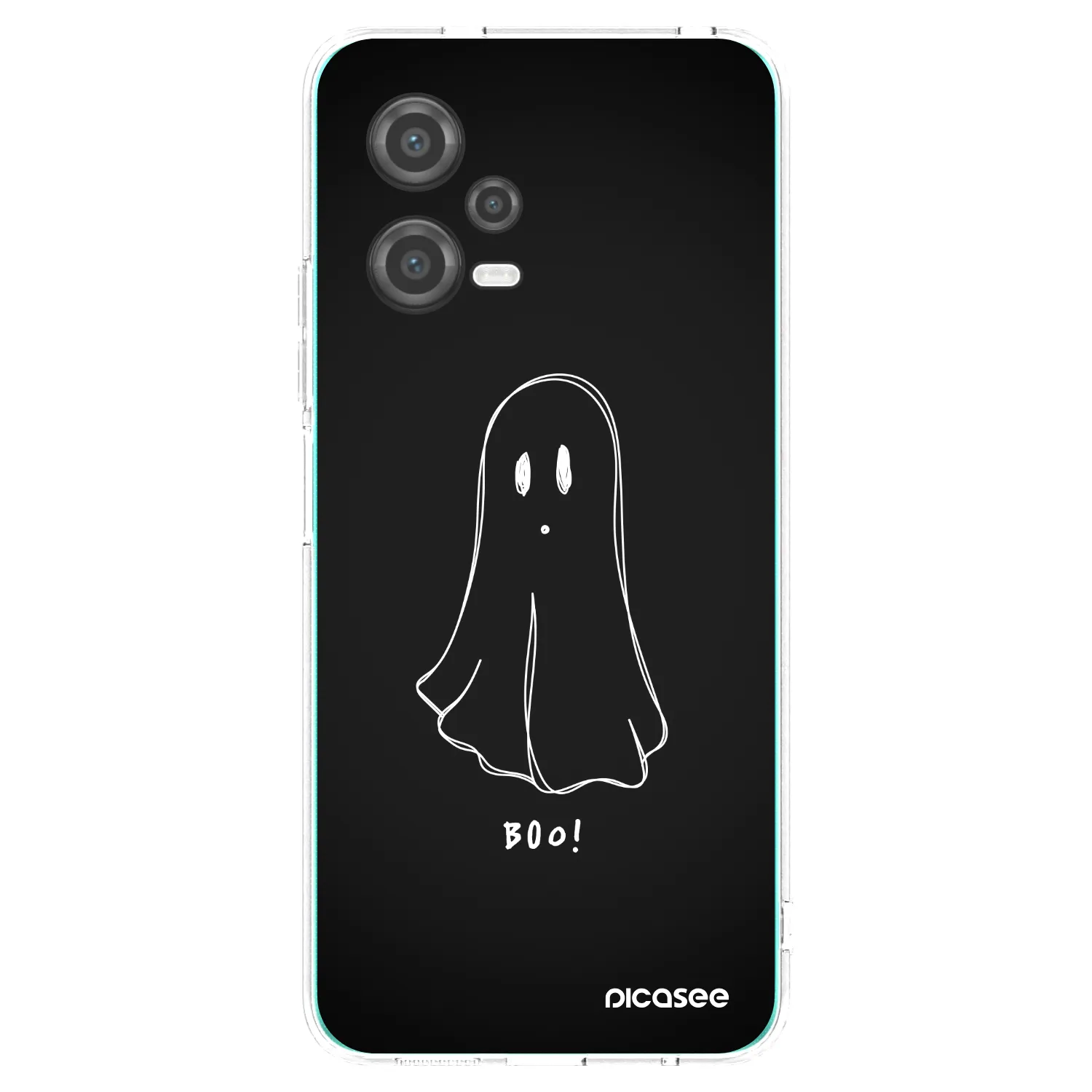 Picasee silikonska prozirna maskica za Xiaomi Poco X5 - Ghost 2