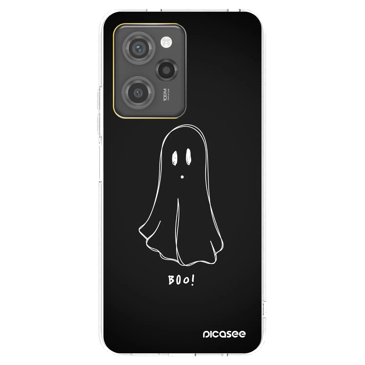 Picasee silikonska prozirna maskica za Xiaomi Poco X5 Pro - Ghost 2