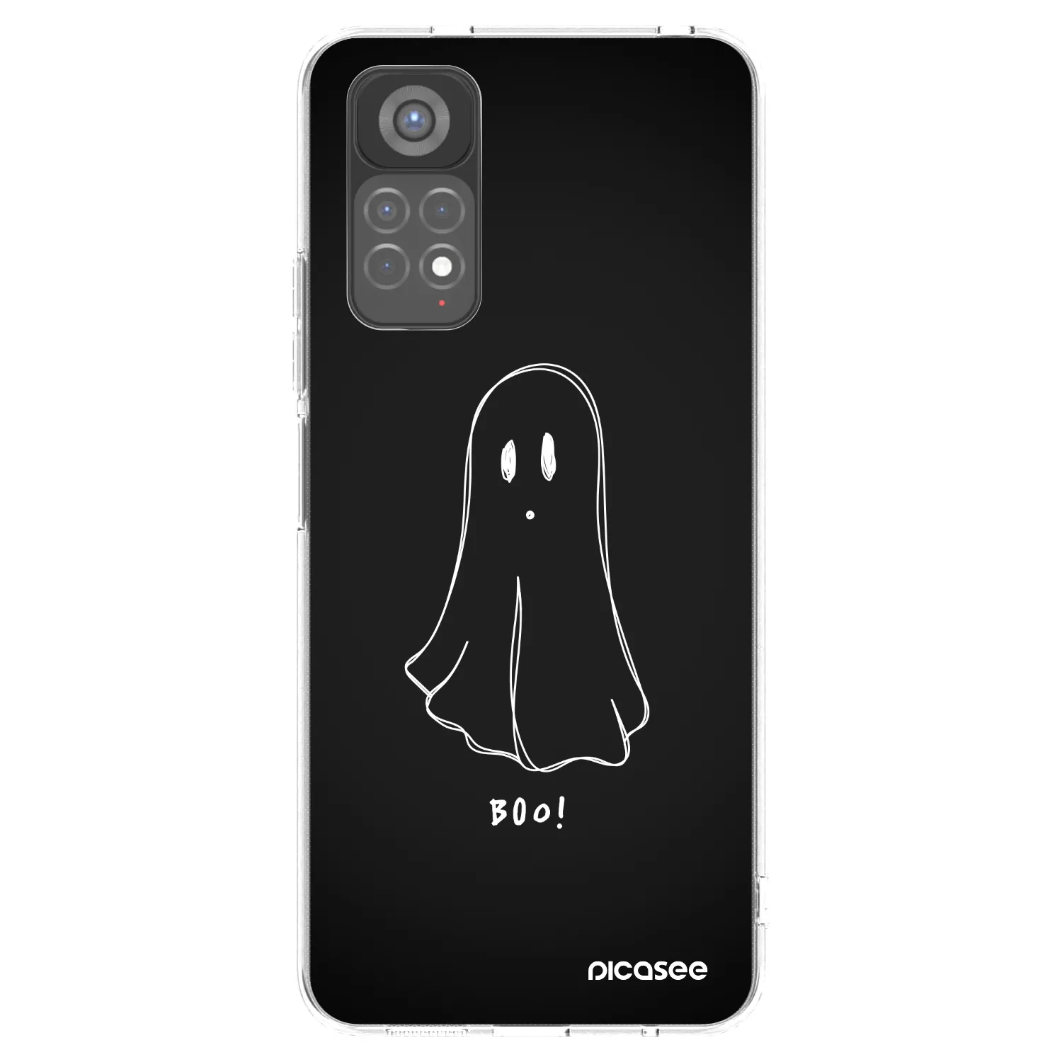 Picasee silikonska prozirna maskica za Xiaomi Redmi Note 11S 5G - Ghost 2
