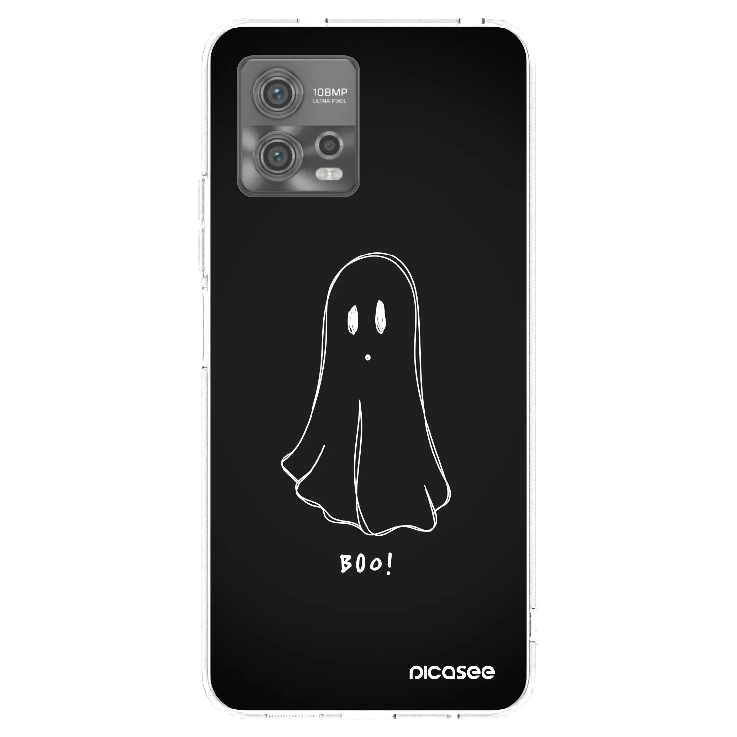 Picasee silikonska prozirna maskica za Motorola Moto G72 - Ghost 2