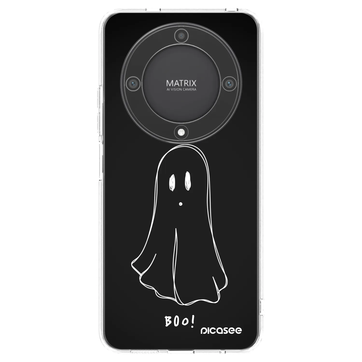Picasee silikonska prozirna maskica za Honor Magic5 Lite 5G - Ghost 2