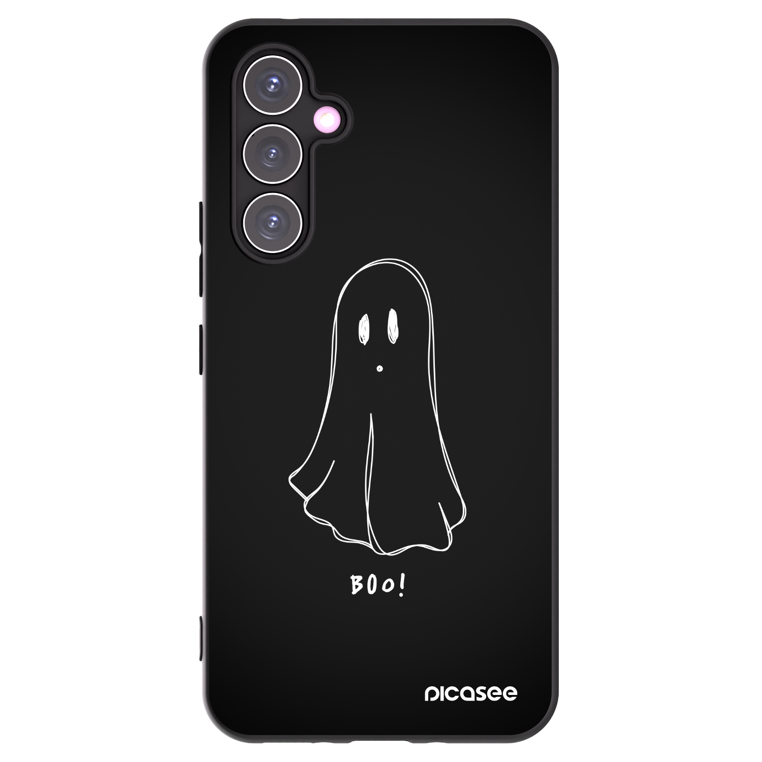 Picasee crna silikonska maskica za Samsung Galaxy A54 5G A546B - Ghost 2