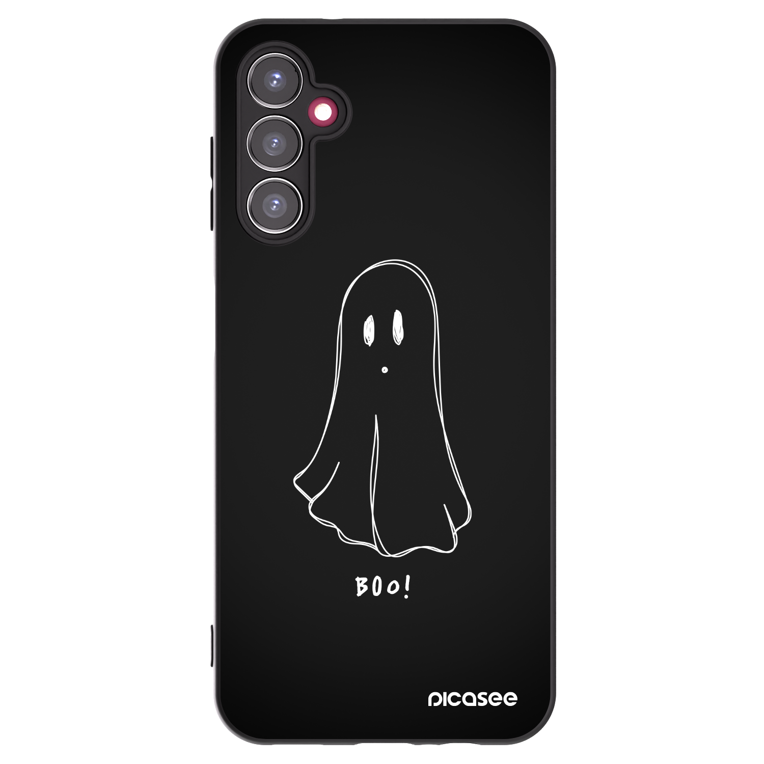 Picasee crna silikonska maskica za Samsung Galaxy A14 4G A145R - Ghost 2