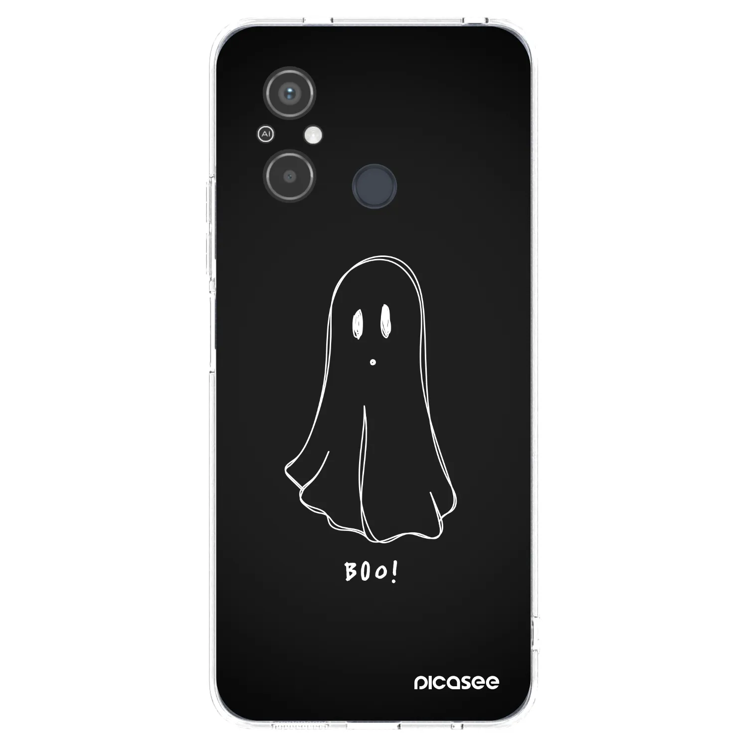 Picasee silikonska prozirna maskica za Xiaomi Redmi 12C - Ghost 2