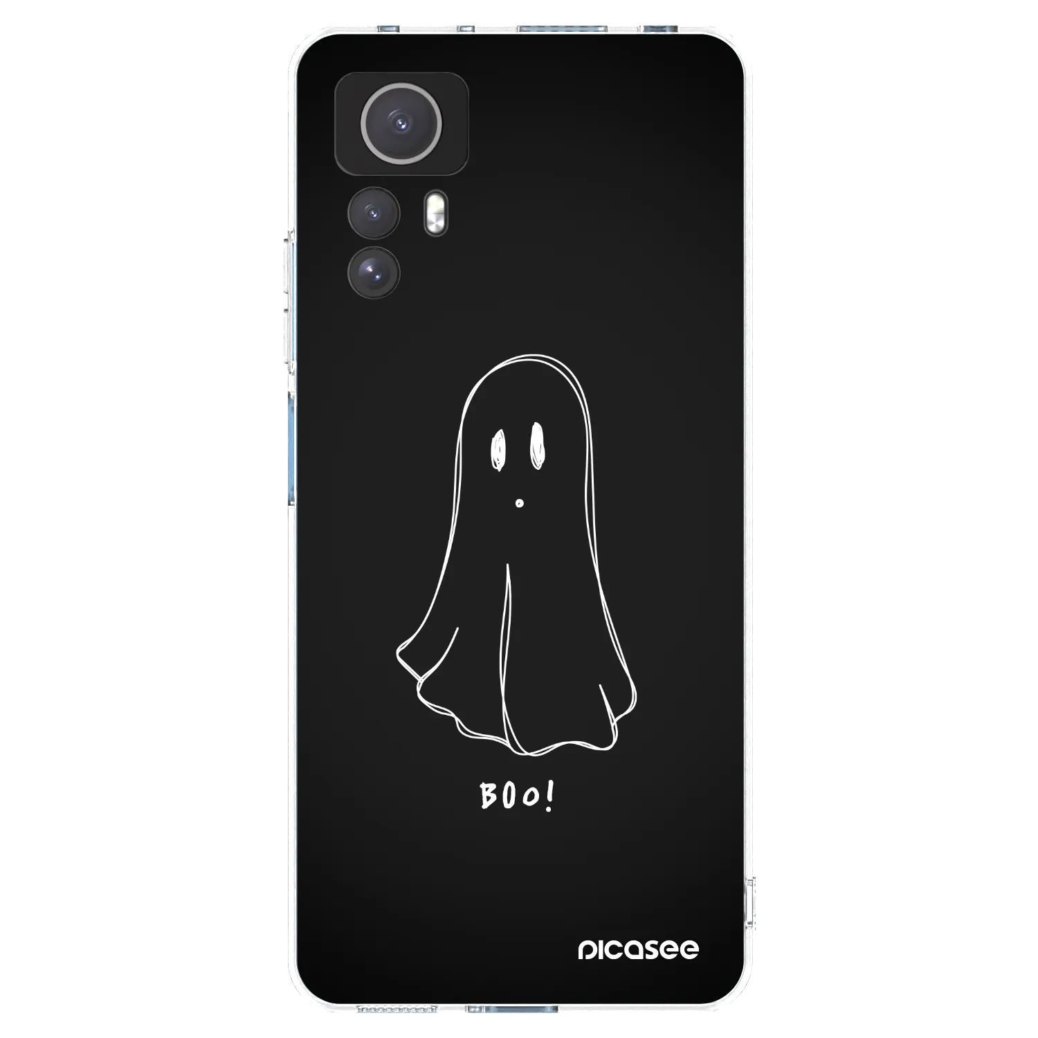 Picasee silikonska prozirna maskica za Xiaomi Redmi Note 12S - Ghost 2