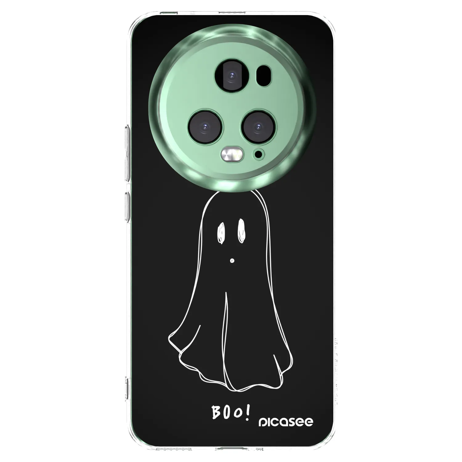 Picasee silikonska prozirna maskica za Honor Magic5 Pro - Ghost 2