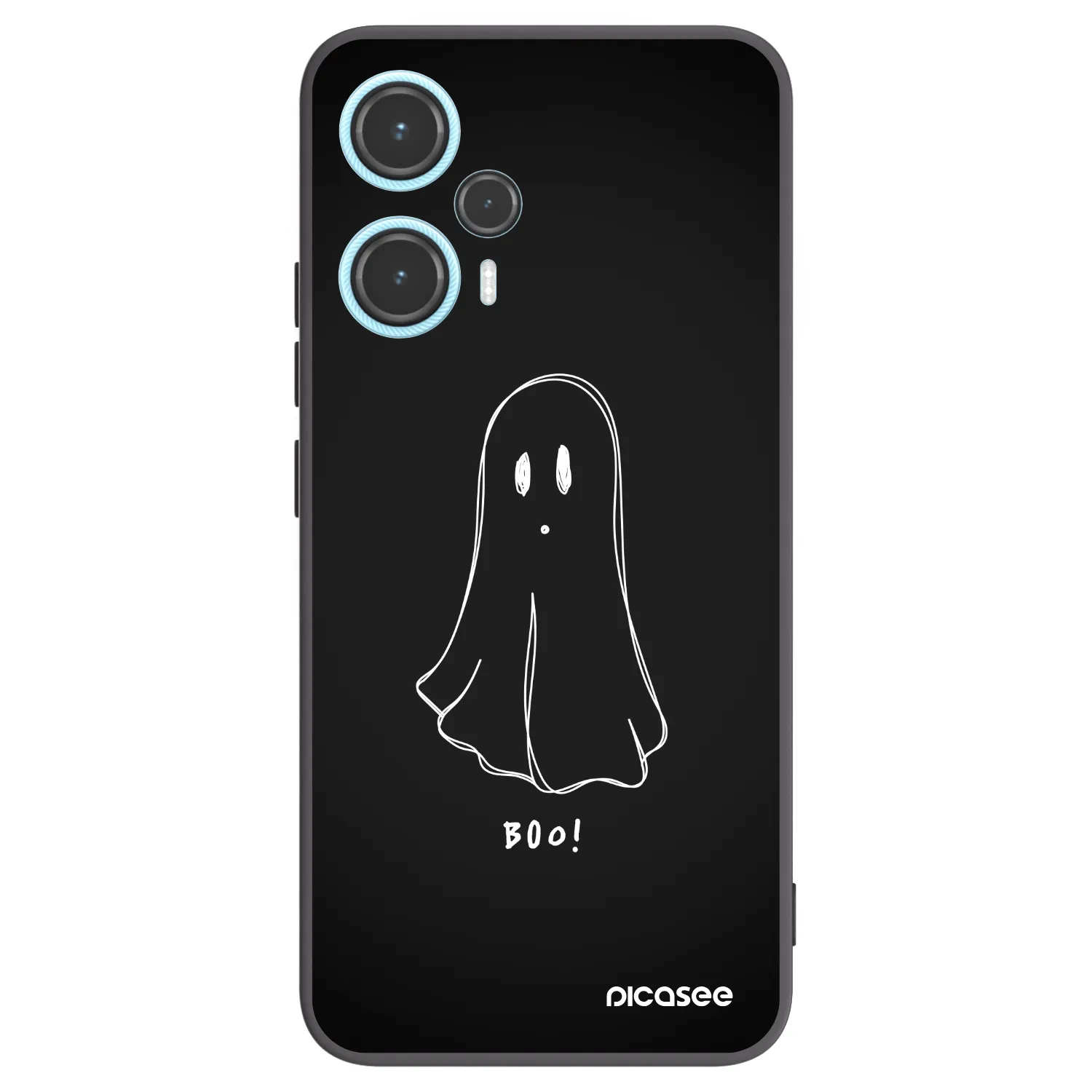 Picasee crna silikonska maskica za Xiaomi Poco F5 - Ghost 2