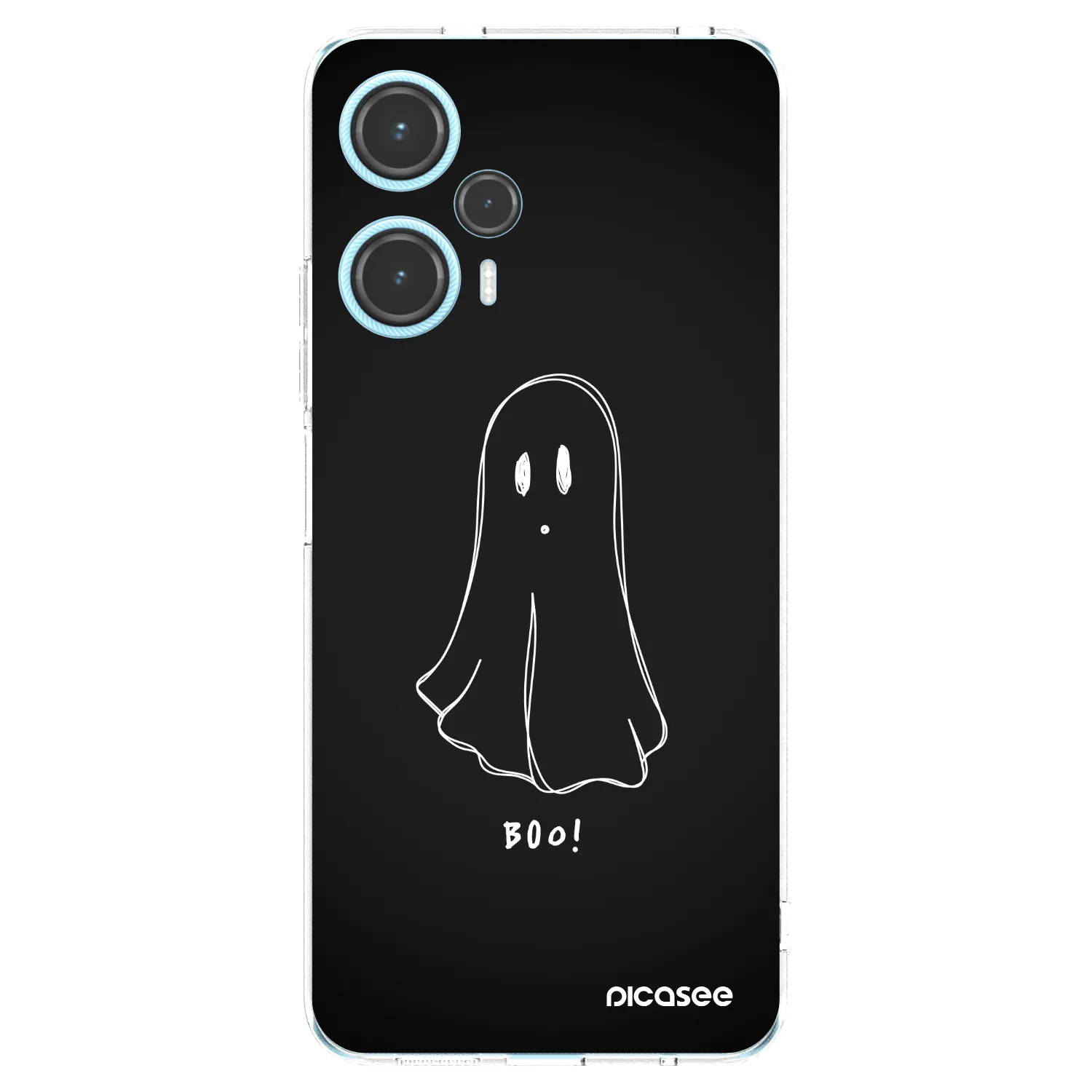 Picasee silikonska prozirna maskica za Xiaomi Poco F5 - Ghost 2