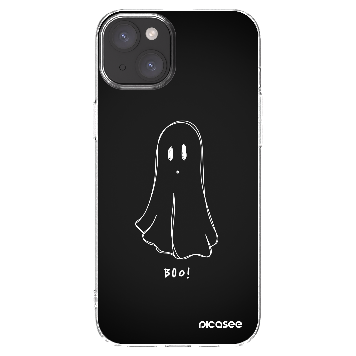 Picasee silikonska prozirna maskica za Apple iPhone 15 Plus - Ghost 2