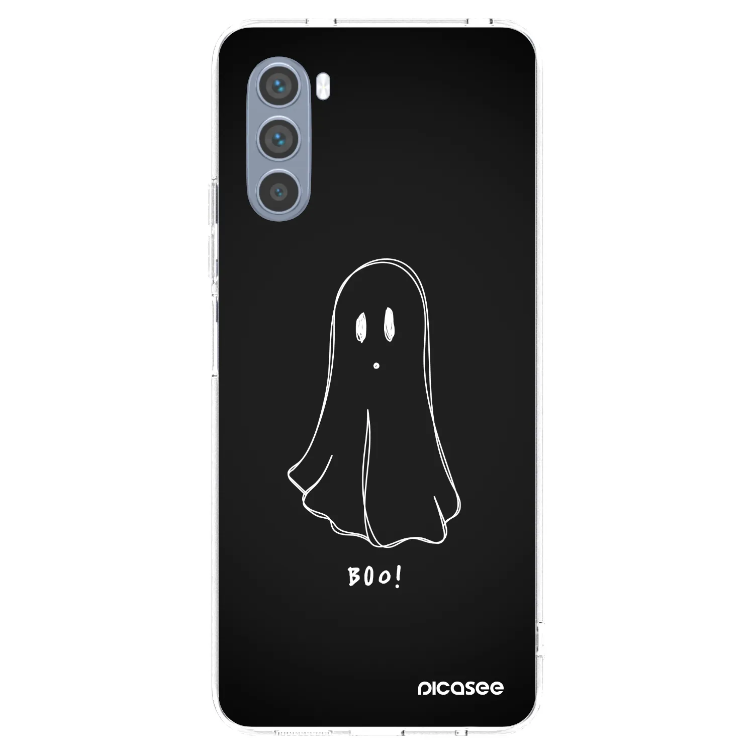 Picasee silikonska prozirna maskica za Motorola Moto G62 - Ghost 2