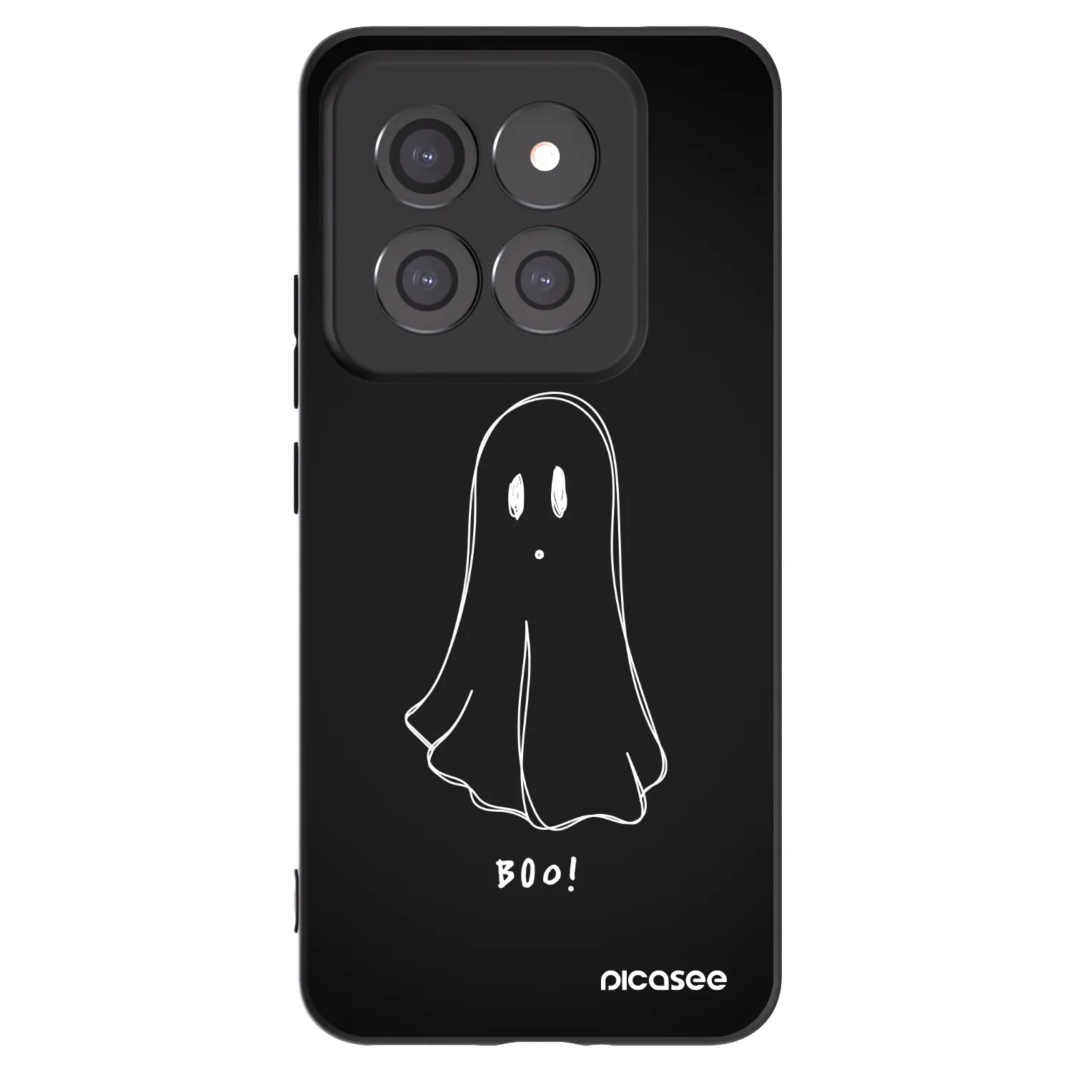 Picasee crna silikonska maskica za Xiaomi 14 Pro - Ghost 2
