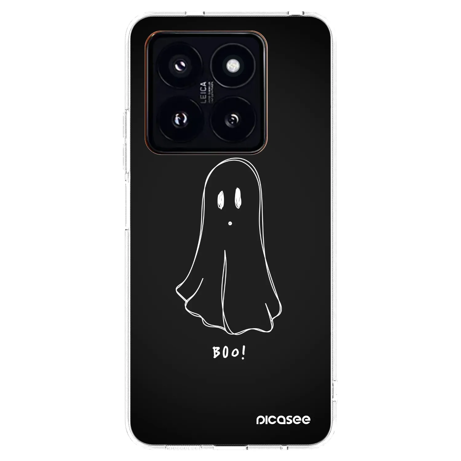 Picasee silikonska prozirna maskica za Xiaomi 14 Pro - Ghost 2