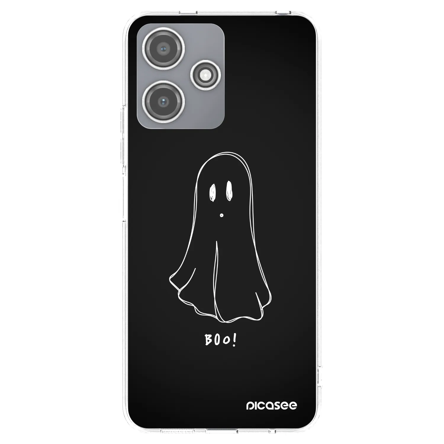 Picasee silikonska prozirna maskica za Xiaomi Redmi 12 5G - Ghost 2