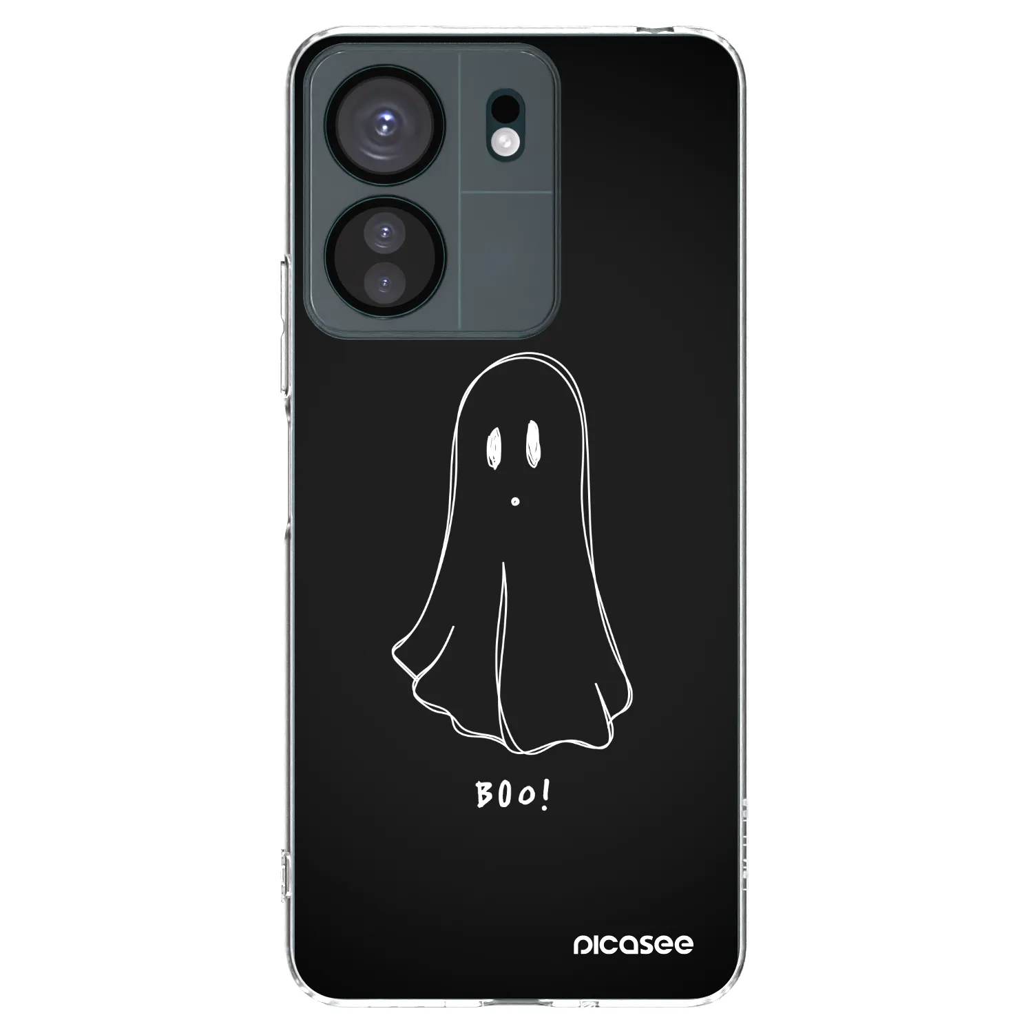 Picasee silikonska prozirna maskica za Xiaomi Redmi 13C 4G - Ghost 2
