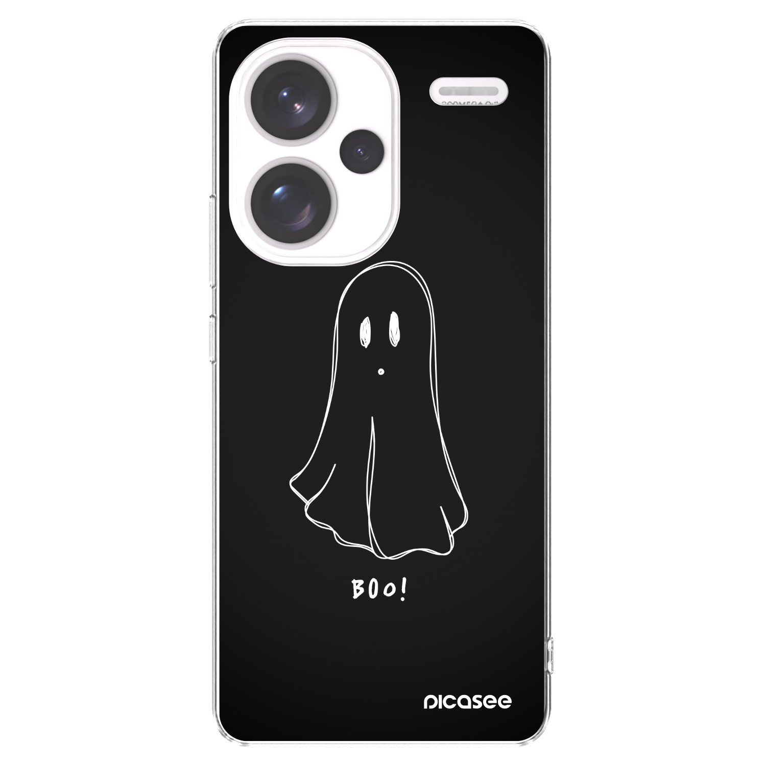 Picasee silikonska prozirna maskica za Xiaomi Redmi Note 13 Pro+ 5G - Ghost 2
