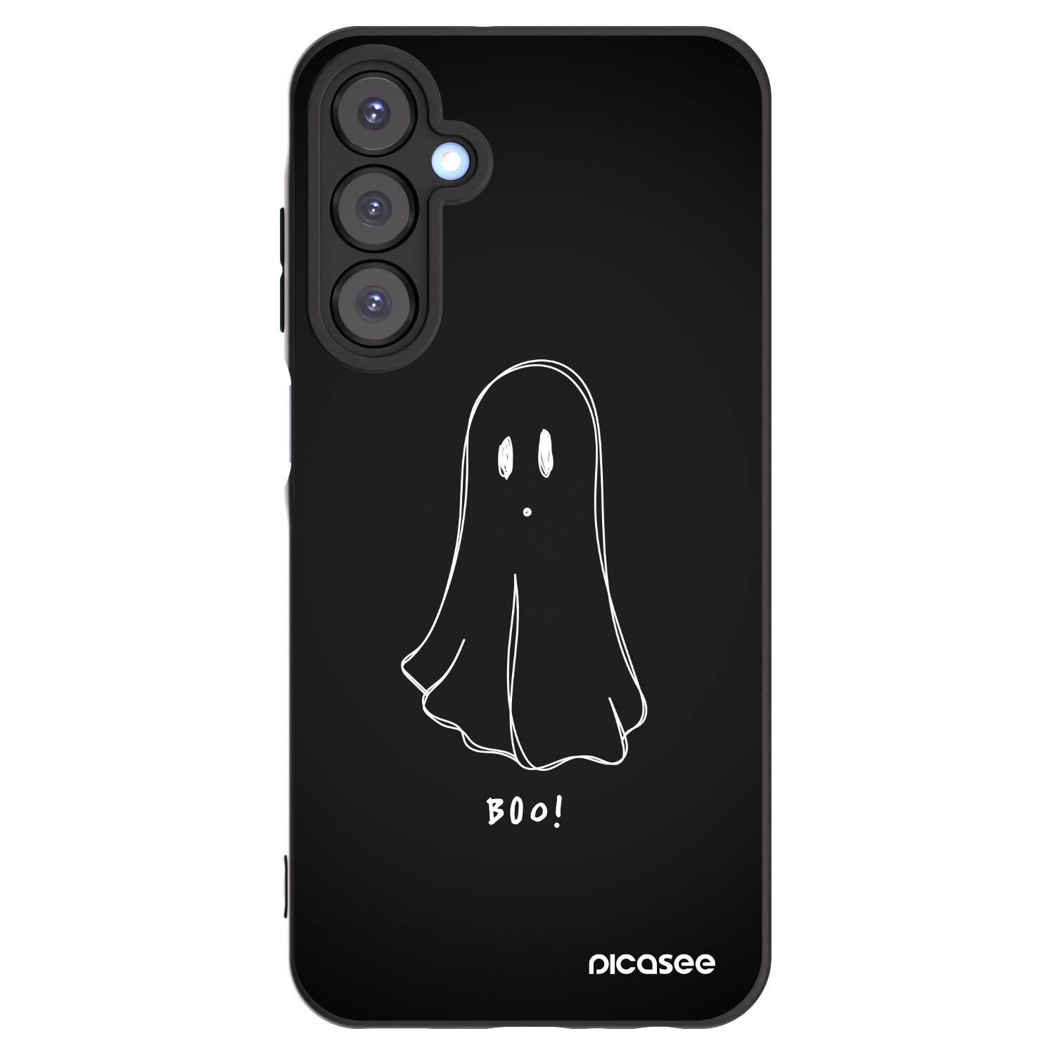 Picasee crna silikonska maskica za Samsung Galaxy A25 A256B 5G - Ghost 2