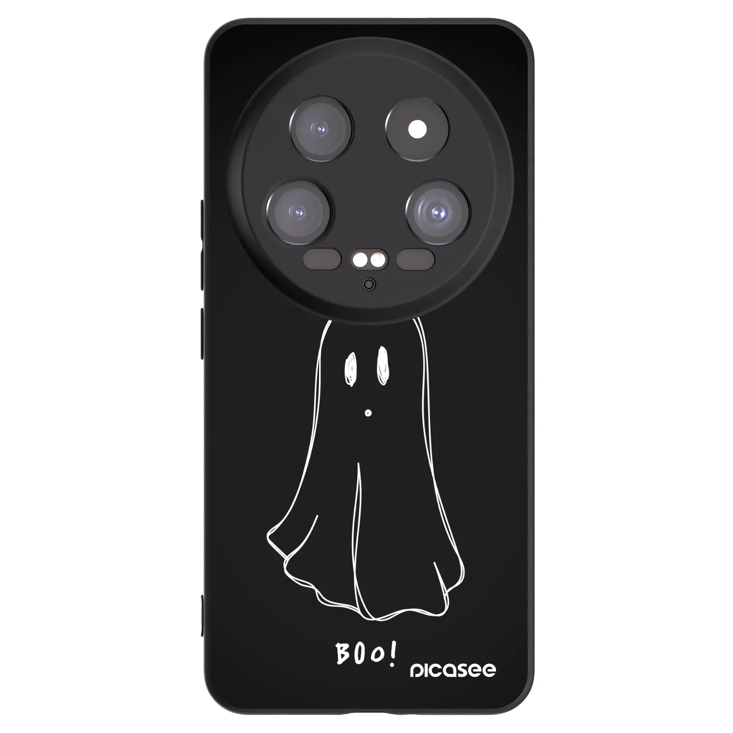 Picasee crna silikonska maskica za Xiaomi 14 Ultra - Ghost 2