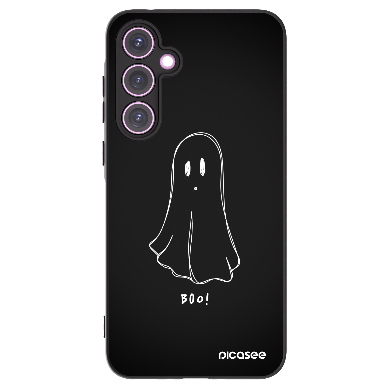Picasee crna silikonska maskica za Samsung Galaxy A35 5G A356B - Ghost 2