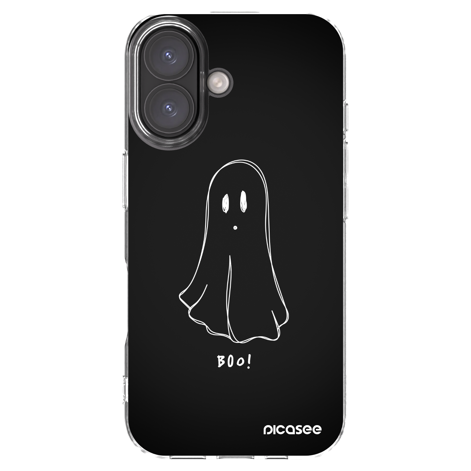 Picasee silikonska prozirna maskica za Apple iPhone 16 - Ghost 2