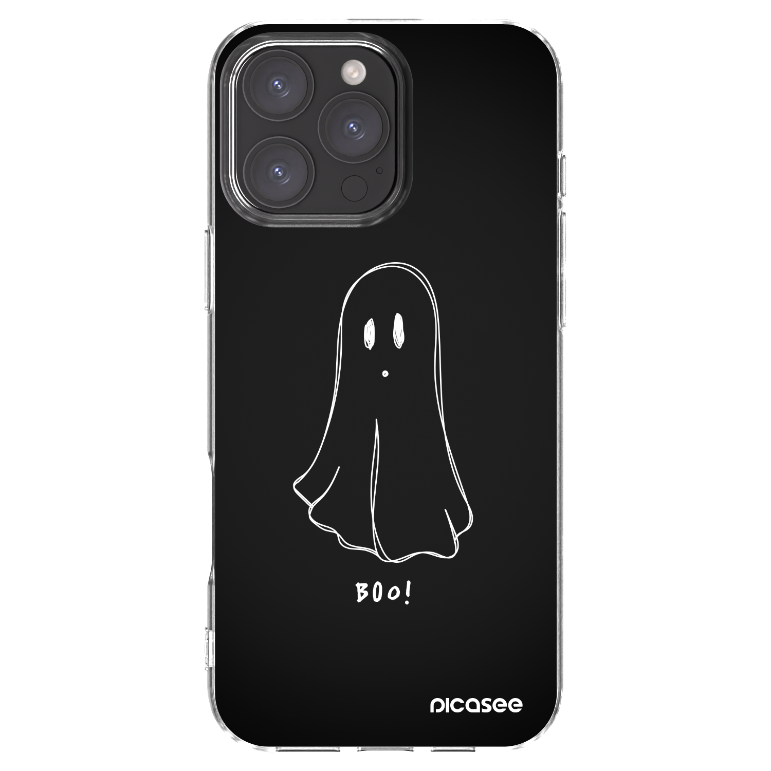 Picasee silikonska prozirna maskica za Apple iPhone 16 Pro Max - Ghost 2